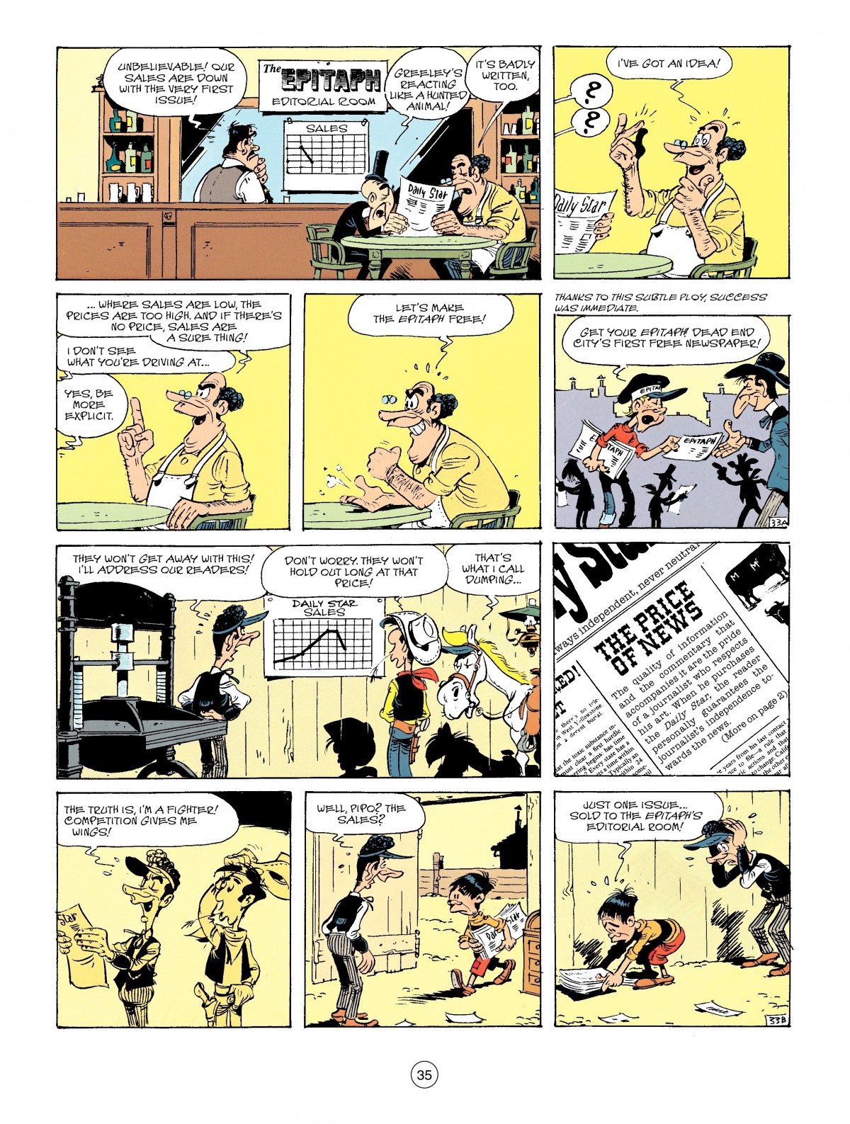 Read online A Lucky Luke Adventure comic -  Issue #41 - 35