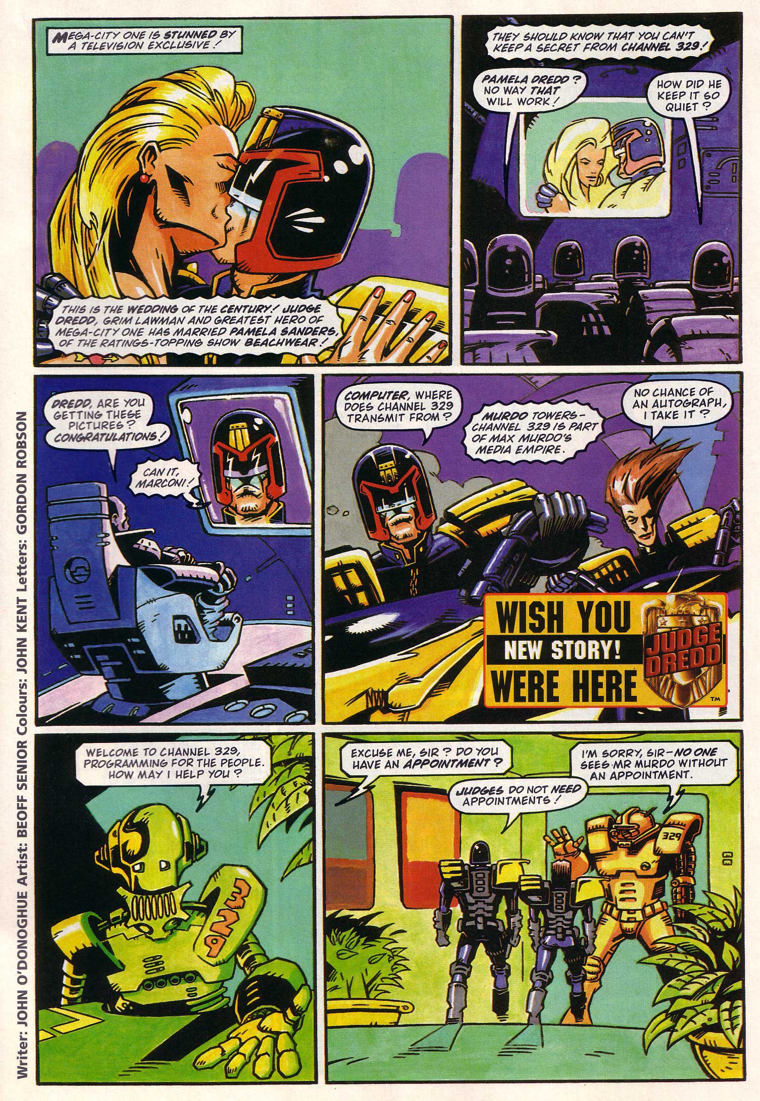 Read online Judge Dredd Lawman of the Future comic -  Issue #17 - 23