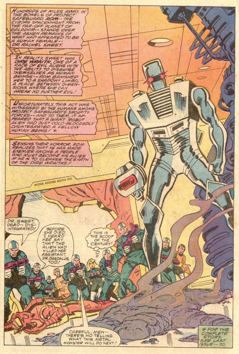 Read online ROM (1979) comic -  Issue #12 - 5