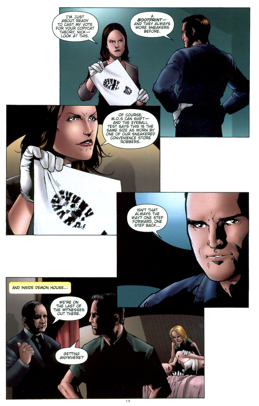 Read online CSI: Crime Scene Investigation: Demon House comic -  Issue #2 - 21
