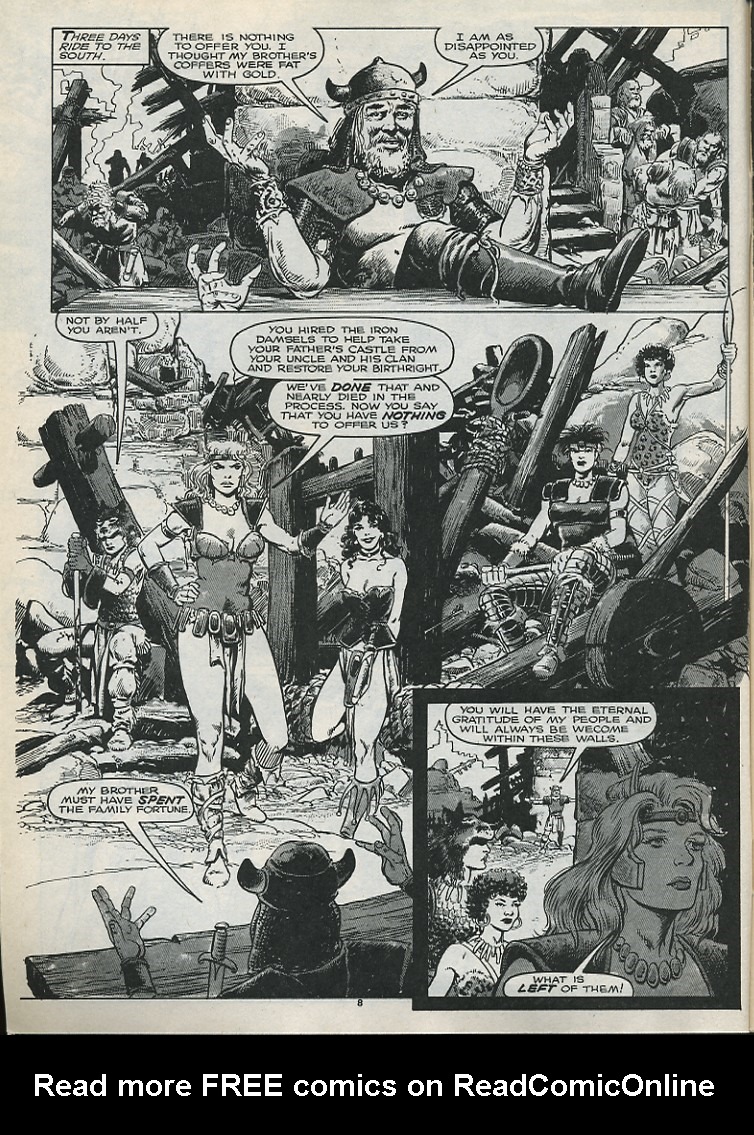 Read online The Savage Sword Of Conan comic -  Issue #179 - 10