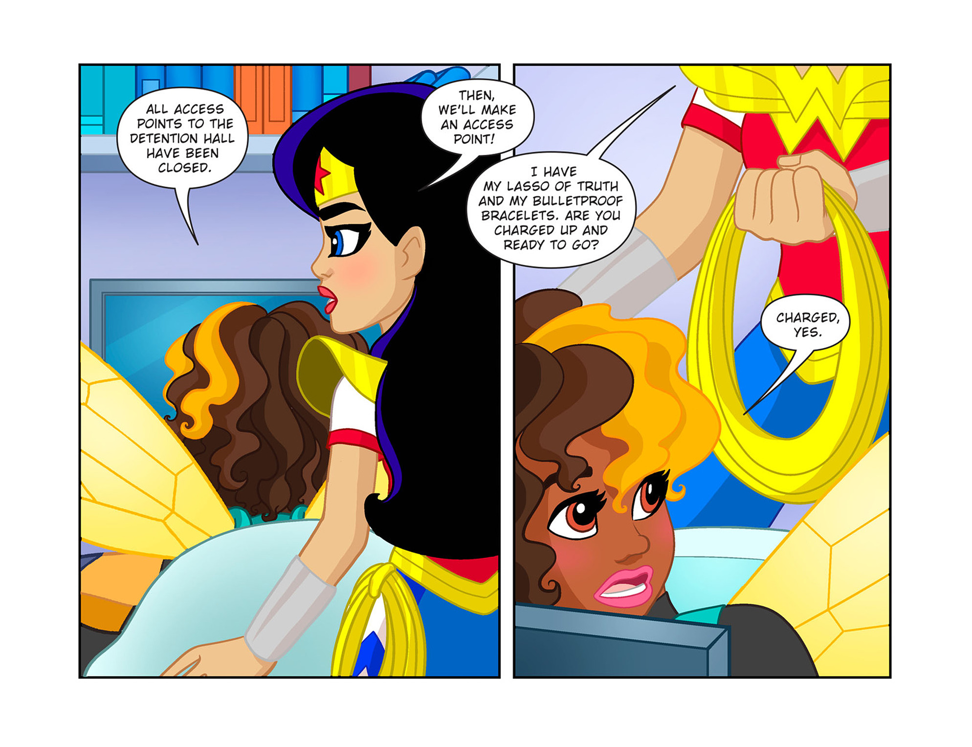 Read online DC Super Hero Girls: Past Times at Super Hero High comic -  Issue #6 - 14