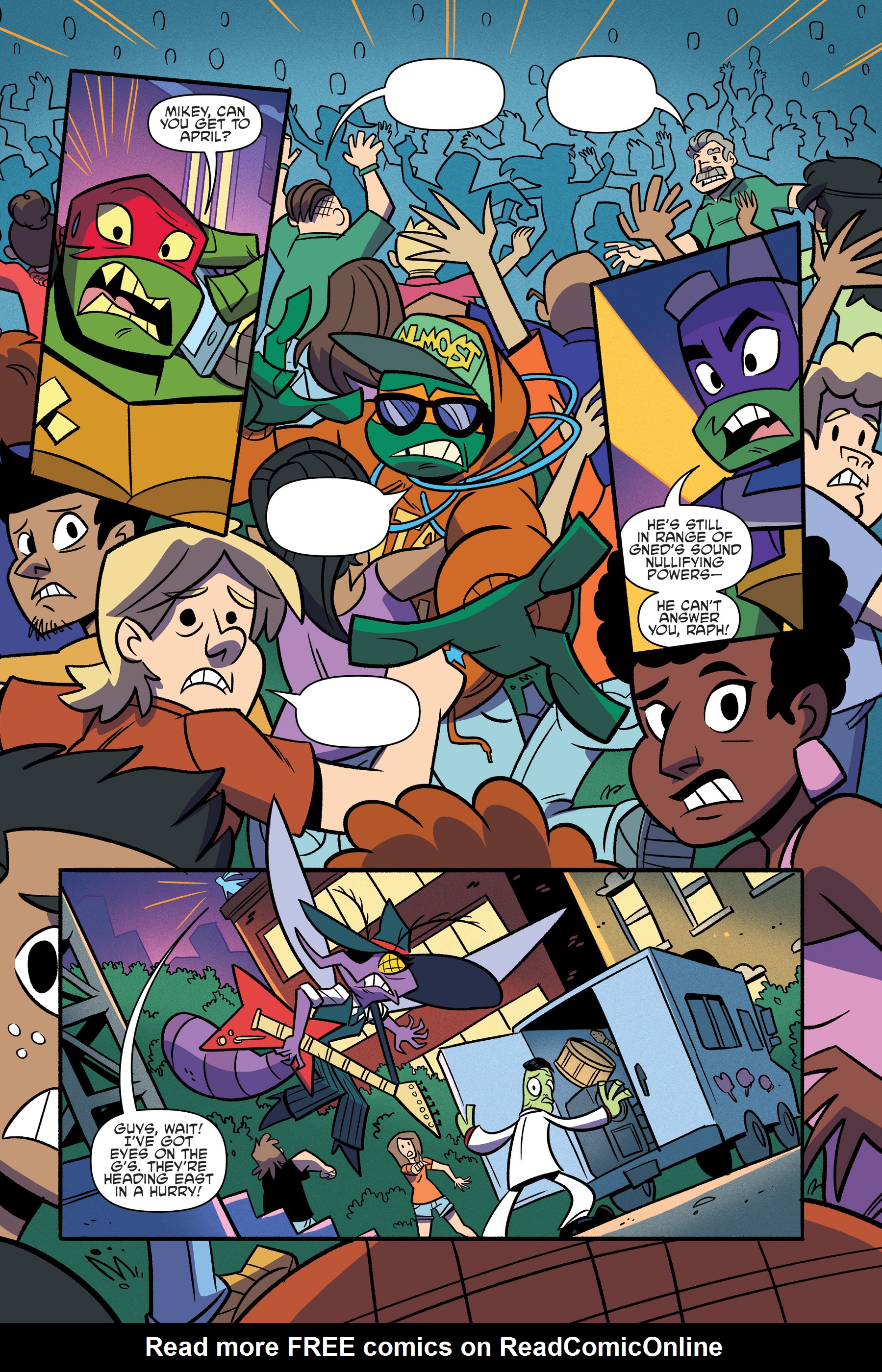 Read online Rise of the Teenage Mutant Ninja Turtles: Sound Off! comic -  Issue # _TPB - 55
