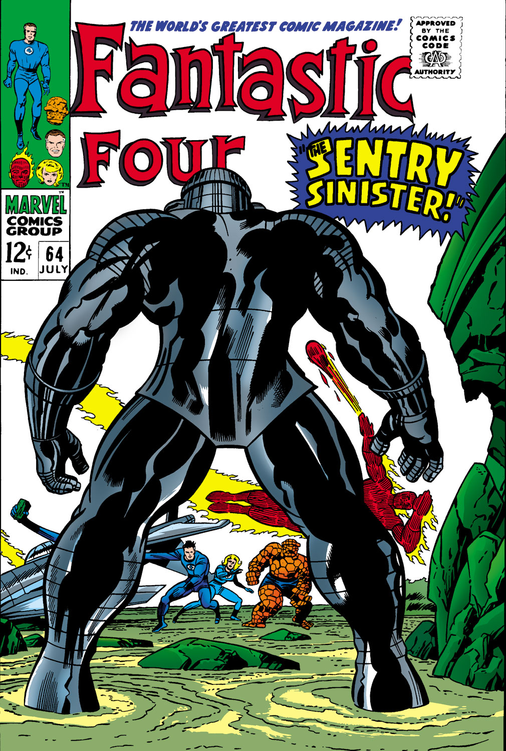 Read online Fantastic Four (1961) comic -  Issue #64 - 1