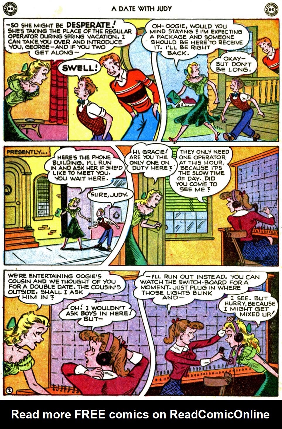Read online A Date with Judy comic -  Issue #6 - 4