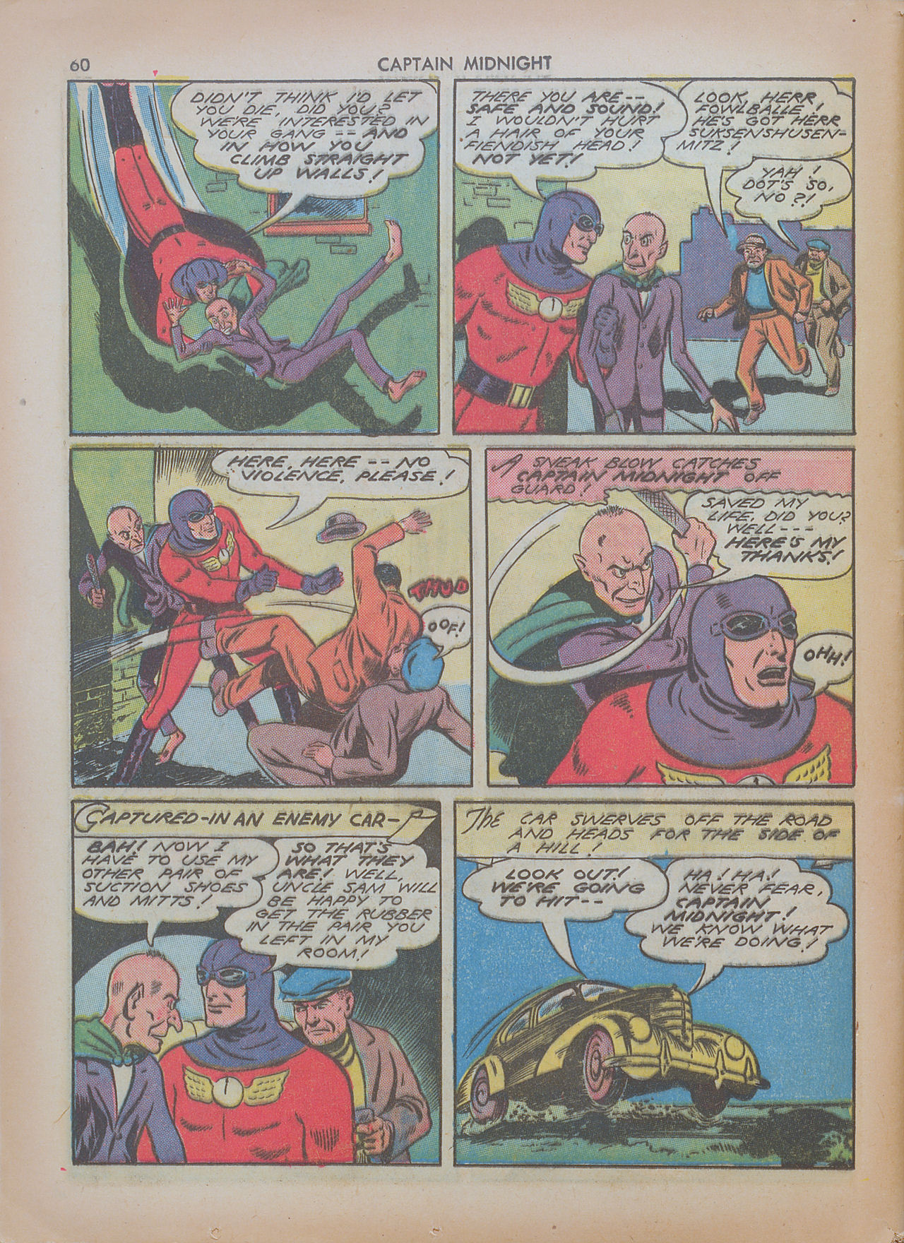 Read online Captain Midnight (1942) comic -  Issue #7 - 60
