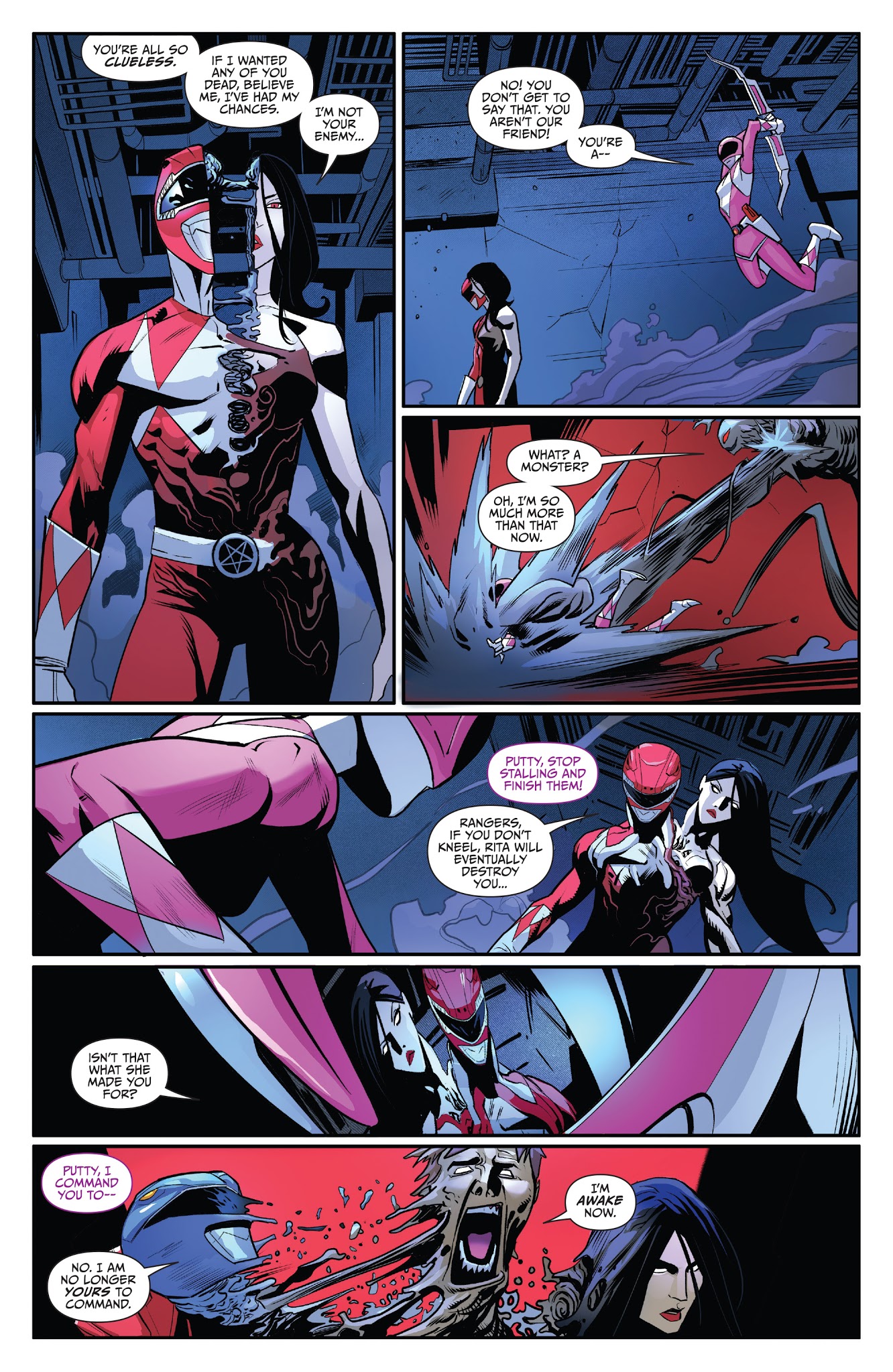 Read online Saban's Go Go Power Rangers comic -  Issue #8 - 9