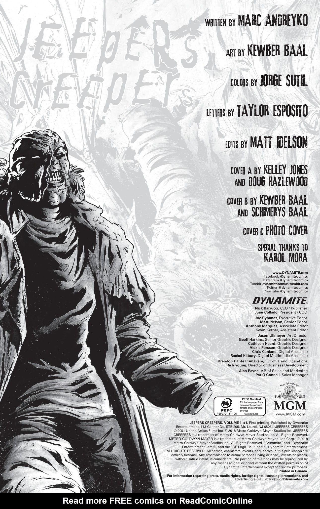 Read online Jeepers Creepers comic -  Issue #1 - 4
