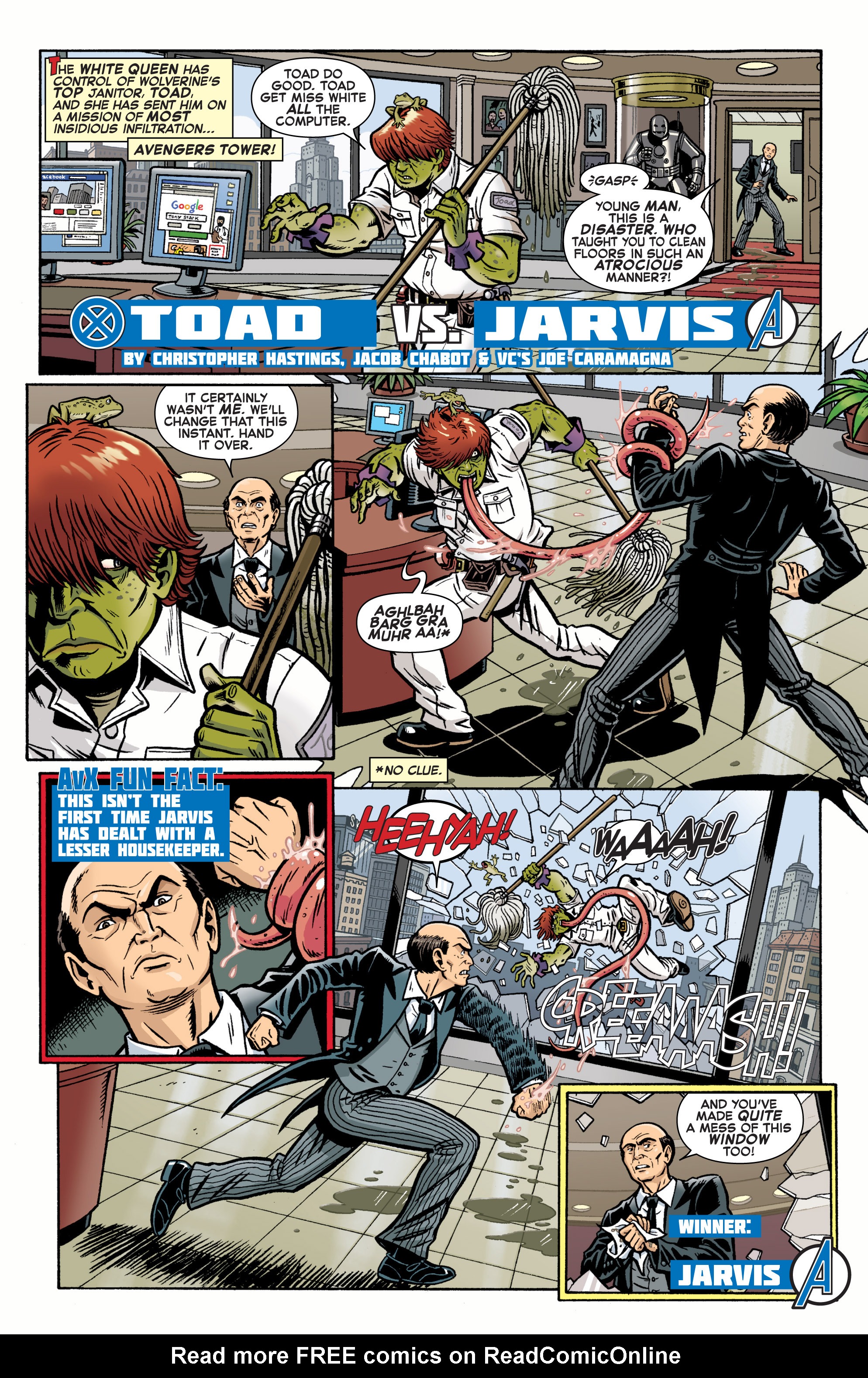 Read online AVX: VS comic -  Issue #6 - 17