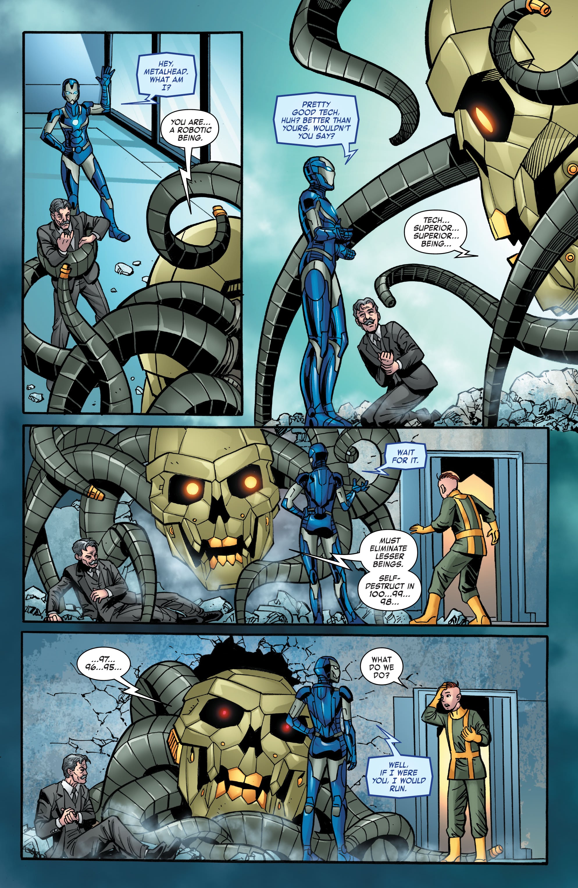 Read online Iron Man 2020: Robot Revolution - iWolverine comic -  Issue # TPB - 130