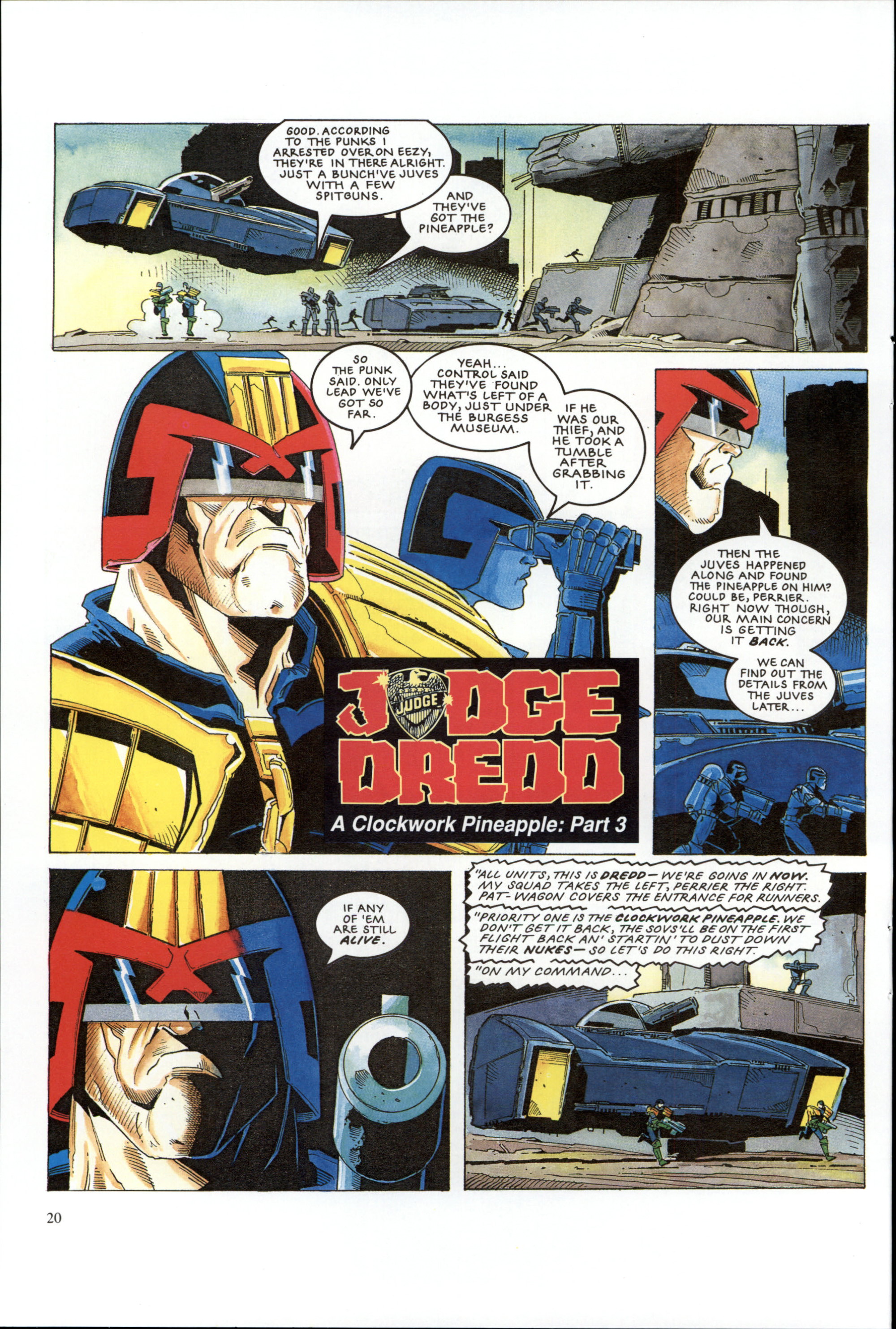 Read online Dredd Rules! comic -  Issue #16 - 22