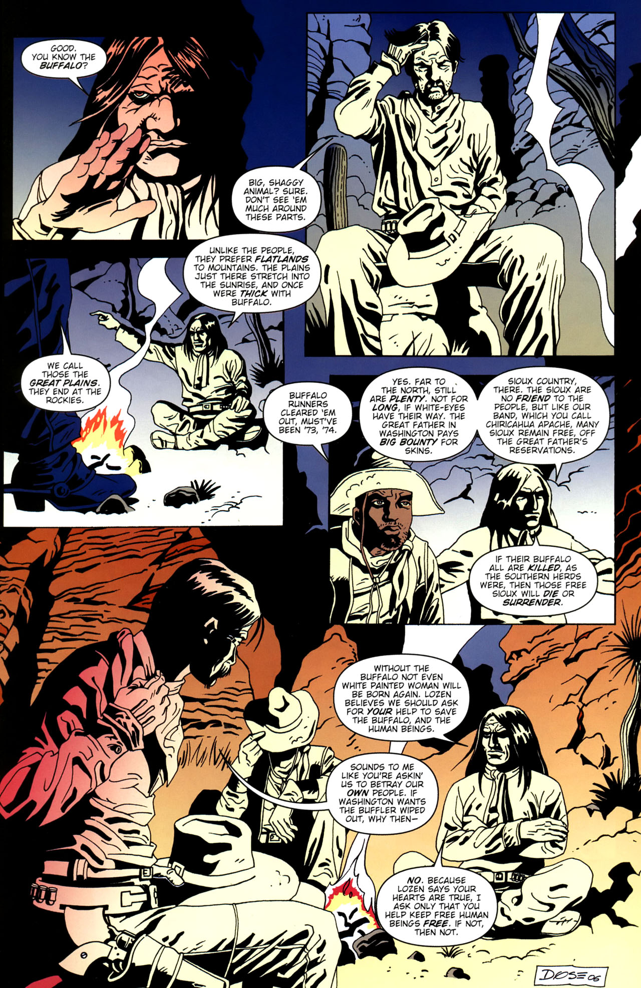 Read online Desperadoes: Buffalo Dreams comic -  Issue #1 - 14