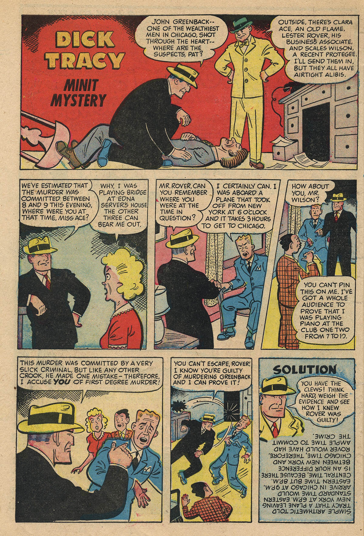 Read online Dick Tracy comic -  Issue #31 - 34