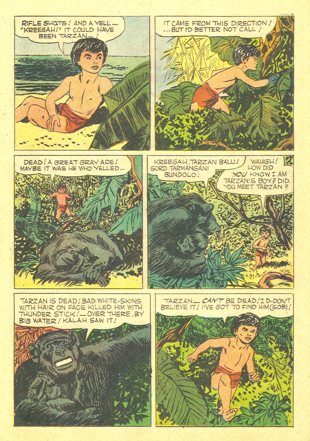 Read online Tarzan (1948) comic -  Issue #110 - 24