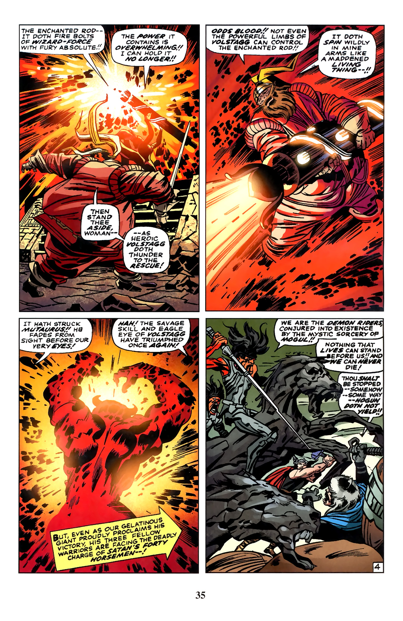 Read online Thor: Tales of Asgard by Stan Lee & Jack Kirby comic -  Issue #6 - 37