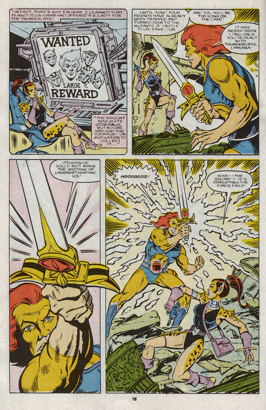 Read online ThunderCats (1985) comic -  Issue #4 - 22