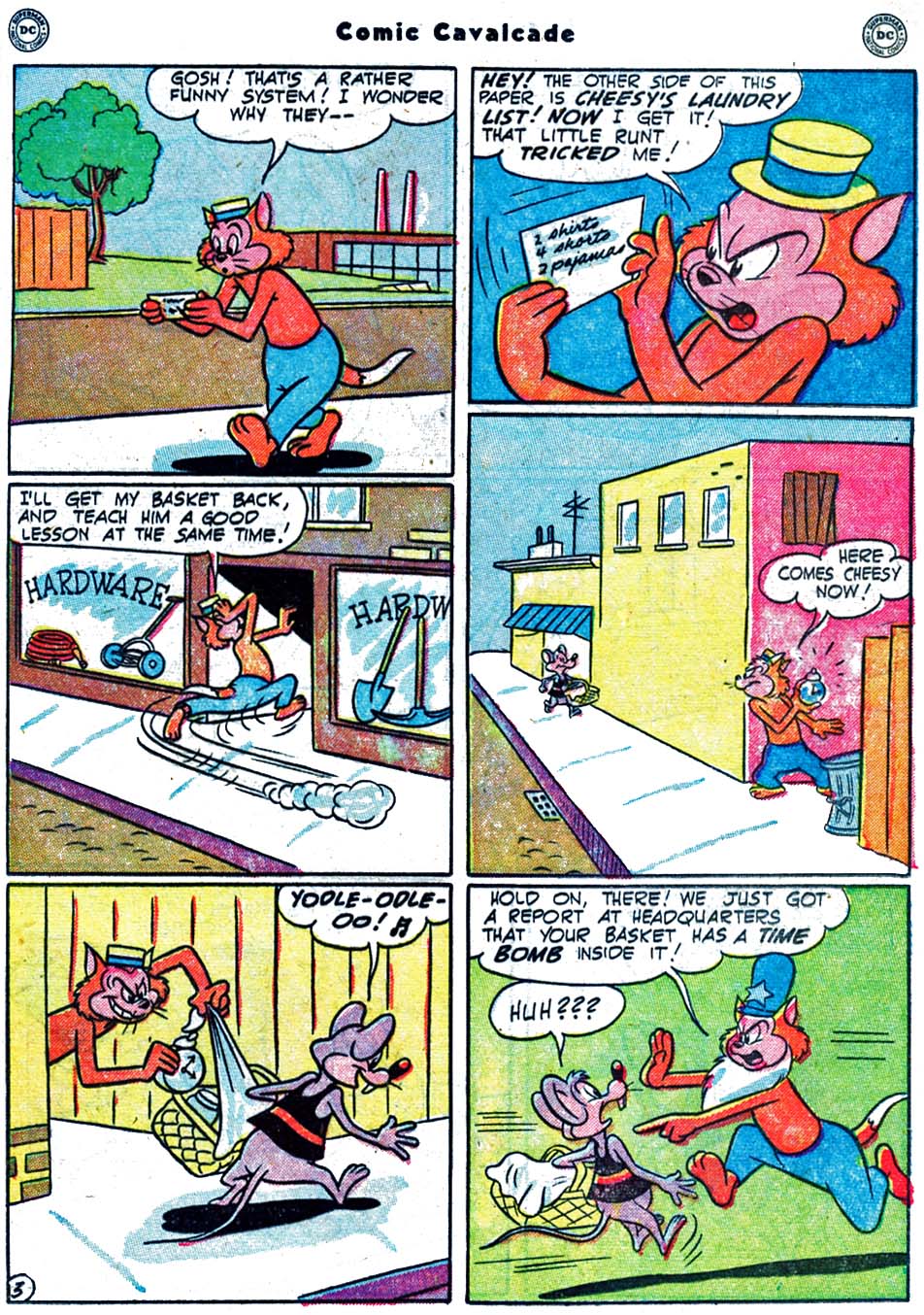 Read online Comic Cavalcade comic -  Issue #40 - 19