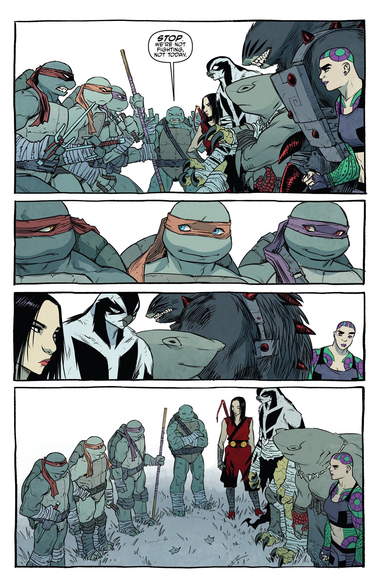 Read online Teenage Mutant Ninja Turtles: Macro-Series comic -  Issue #3 - 30
