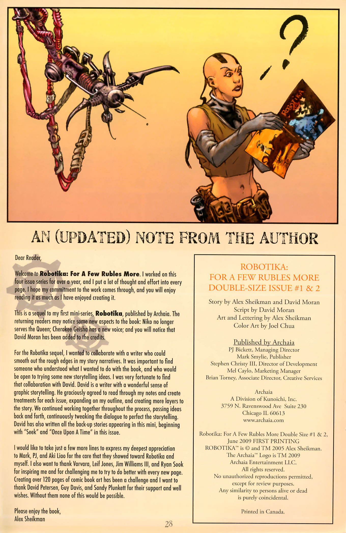 Read online Robotika: For A Few Rubles More comic -  Issue #1 & 2 - 28