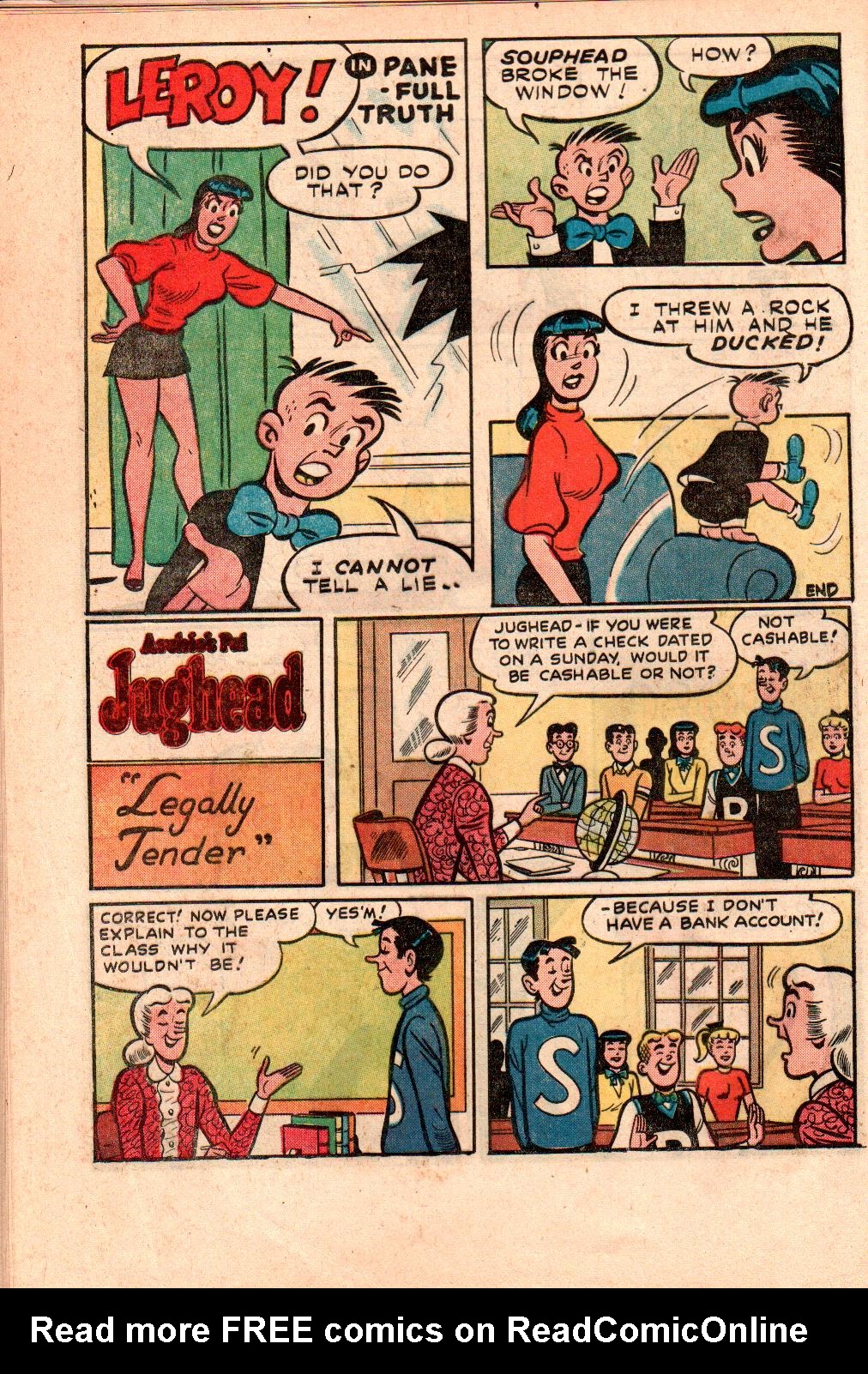 Read online Archie's Joke Book Magazine comic -  Issue #43 - 16