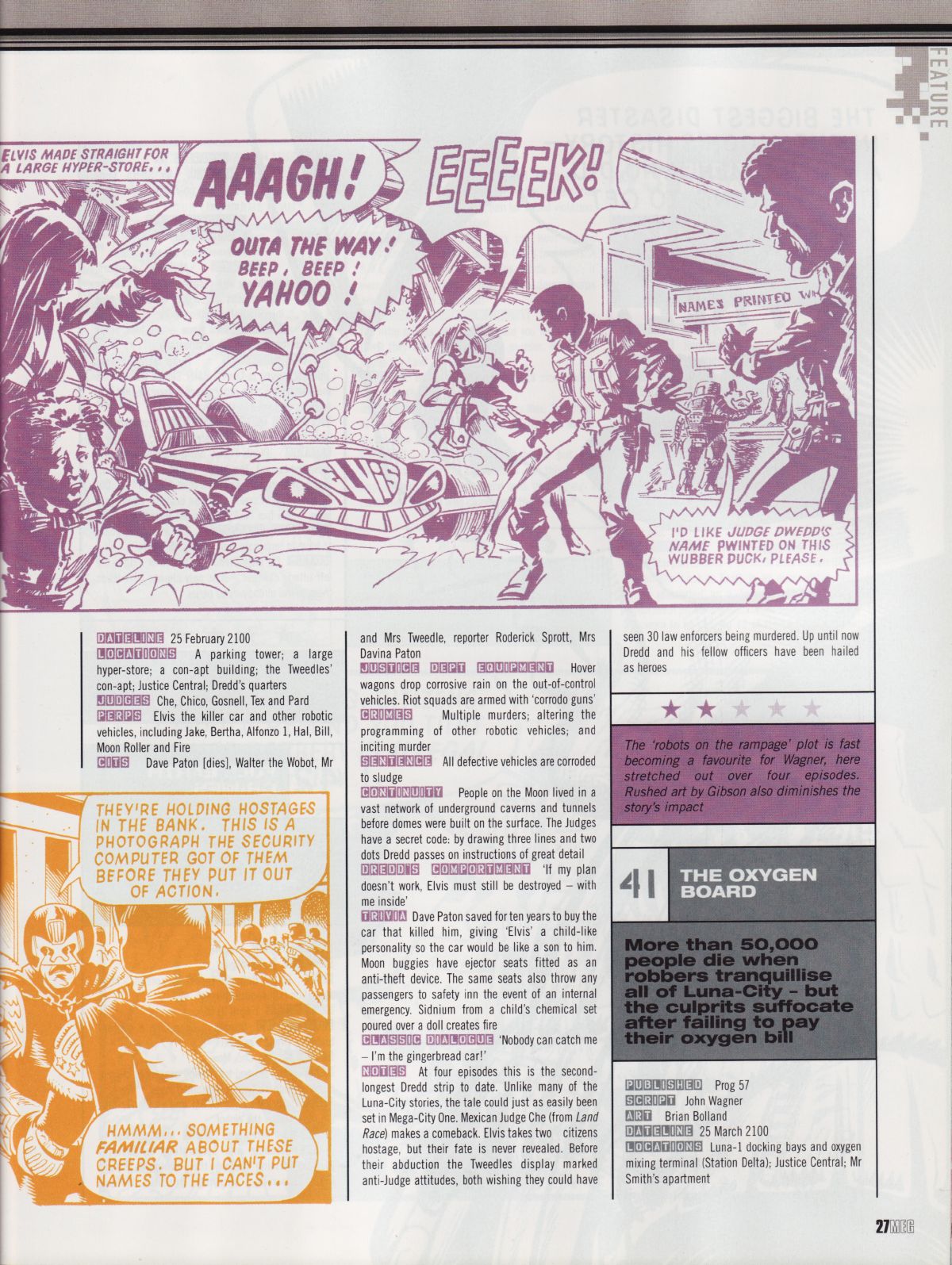 Read online Judge Dredd Megazine (Vol. 5) comic -  Issue #217 - 27