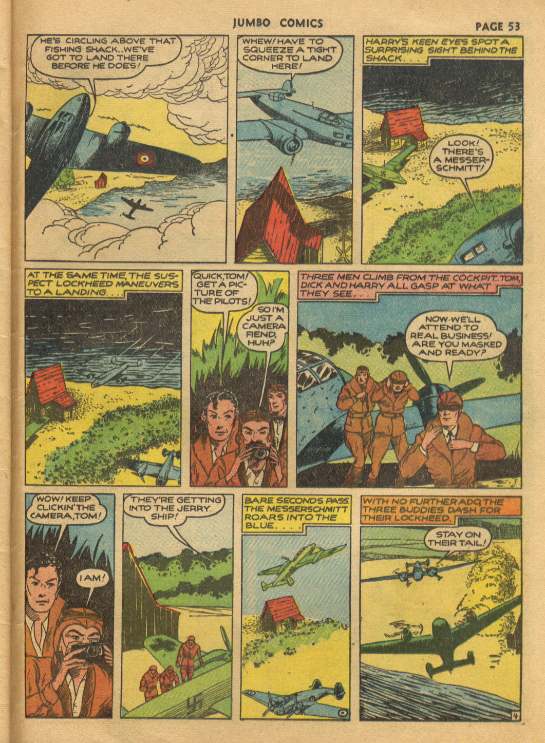 Read online Jumbo Comics comic -  Issue #28 - 55