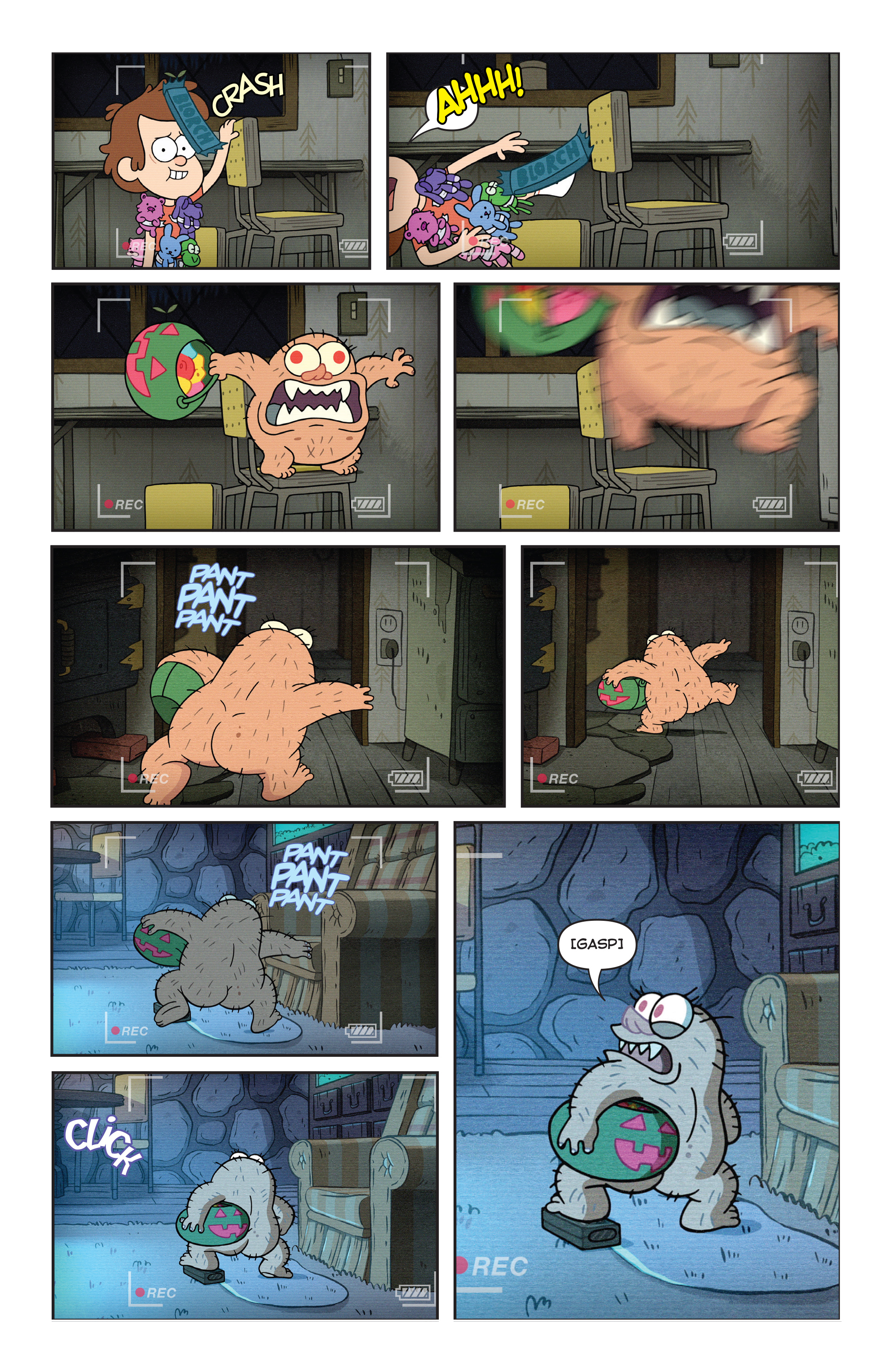 Read online Disney Gravity Falls Shorts Cinestory Comic comic -  Issue #1 - 9