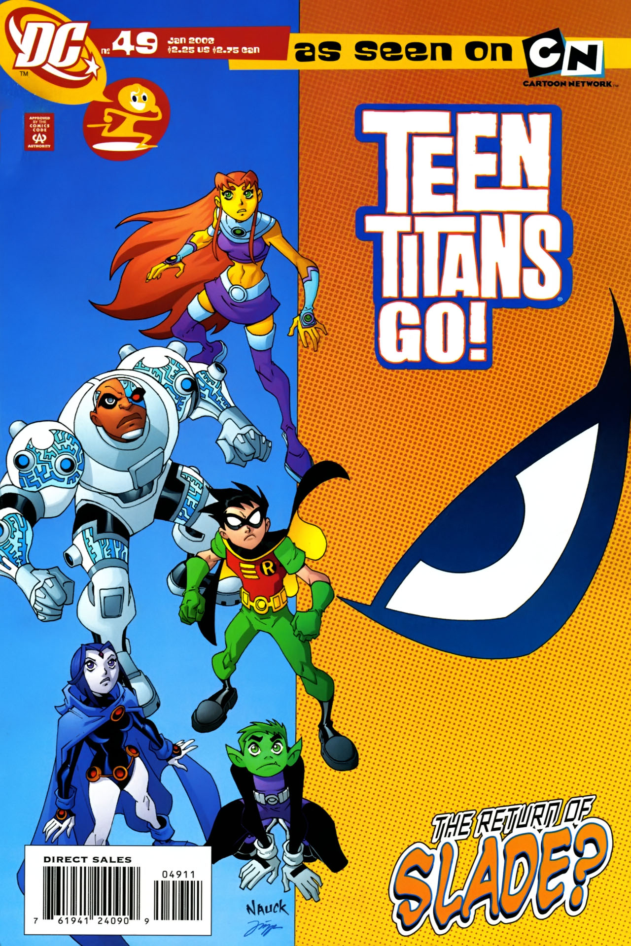 Read online Teen Titans Go! (2003) comic -  Issue #49 - 1