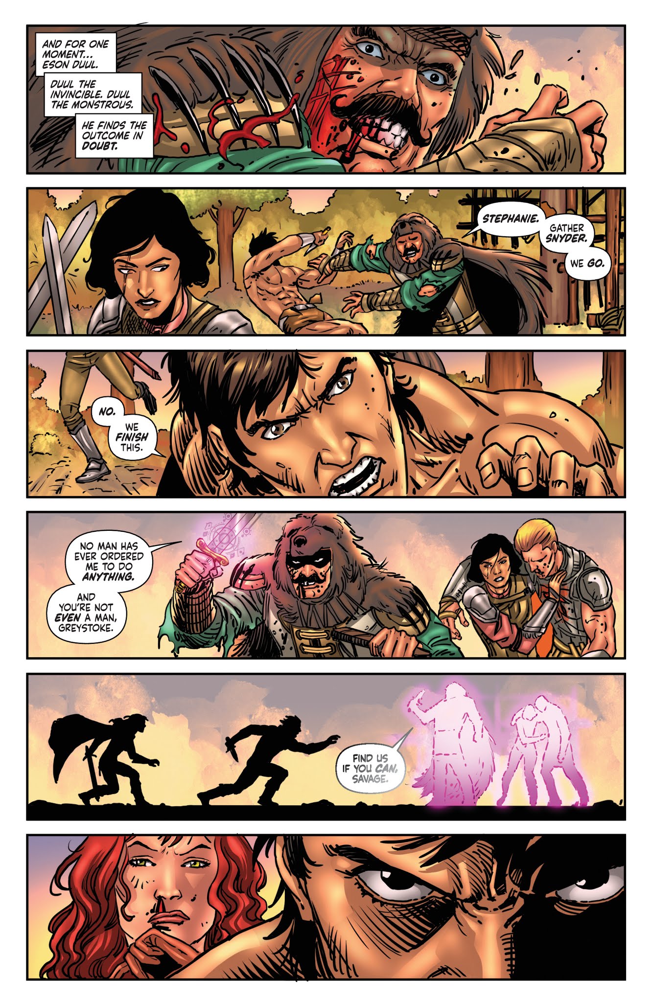 Read online Red Sonja/Tarzan comic -  Issue #5 - 21