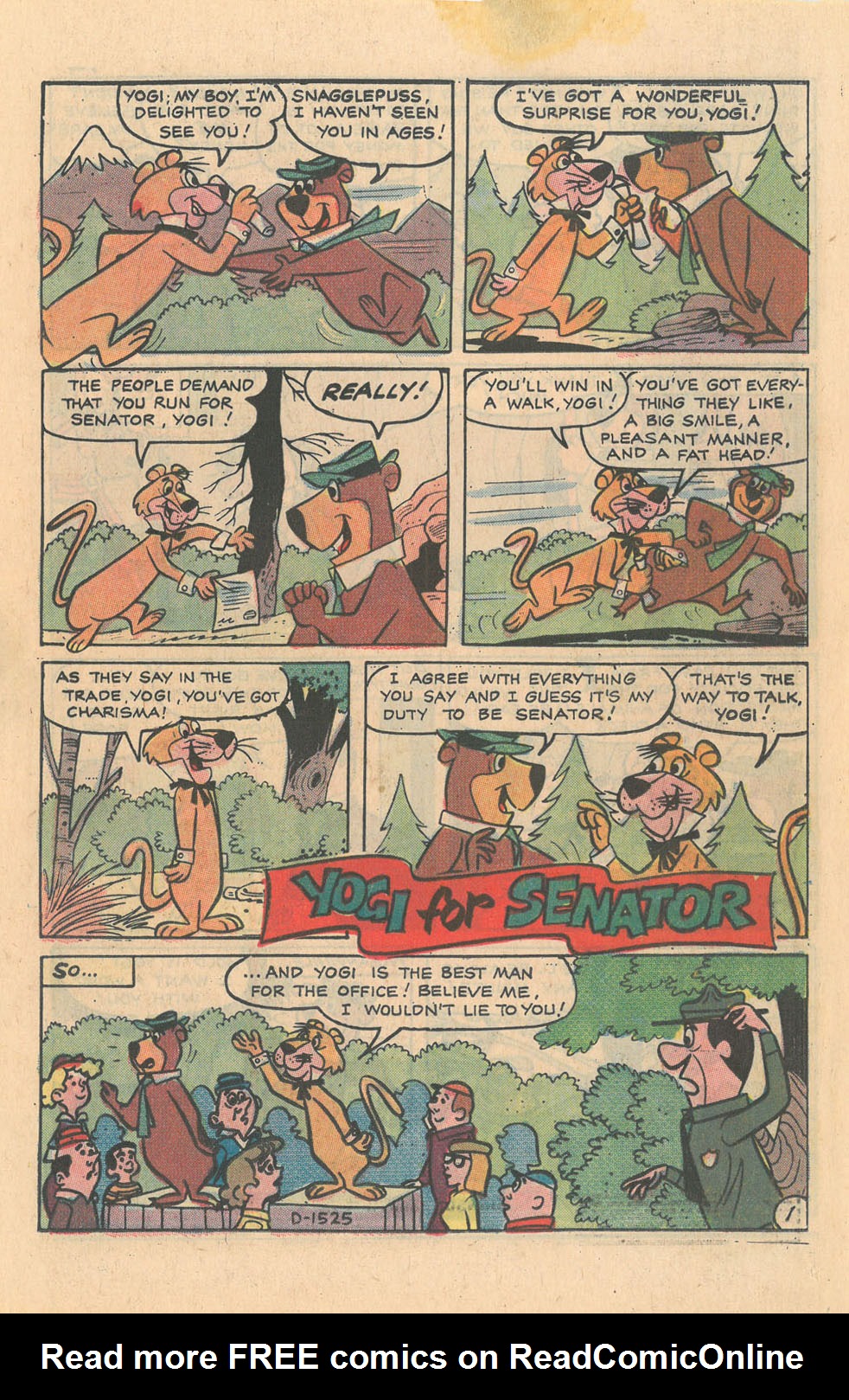 Read online Yogi Bear (1970) comic -  Issue #8 - 15