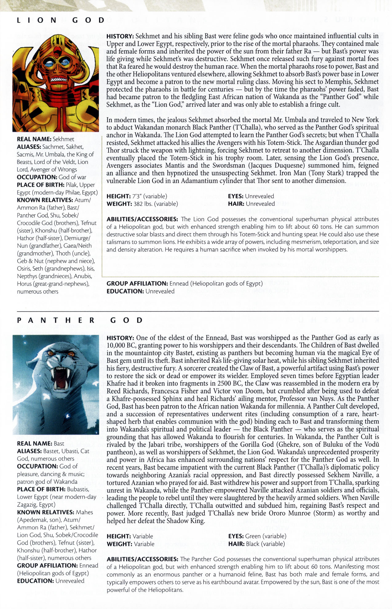 Read online Thor & Hercules: Encyclopaedia Mythologica comic -  Issue # Full - 30