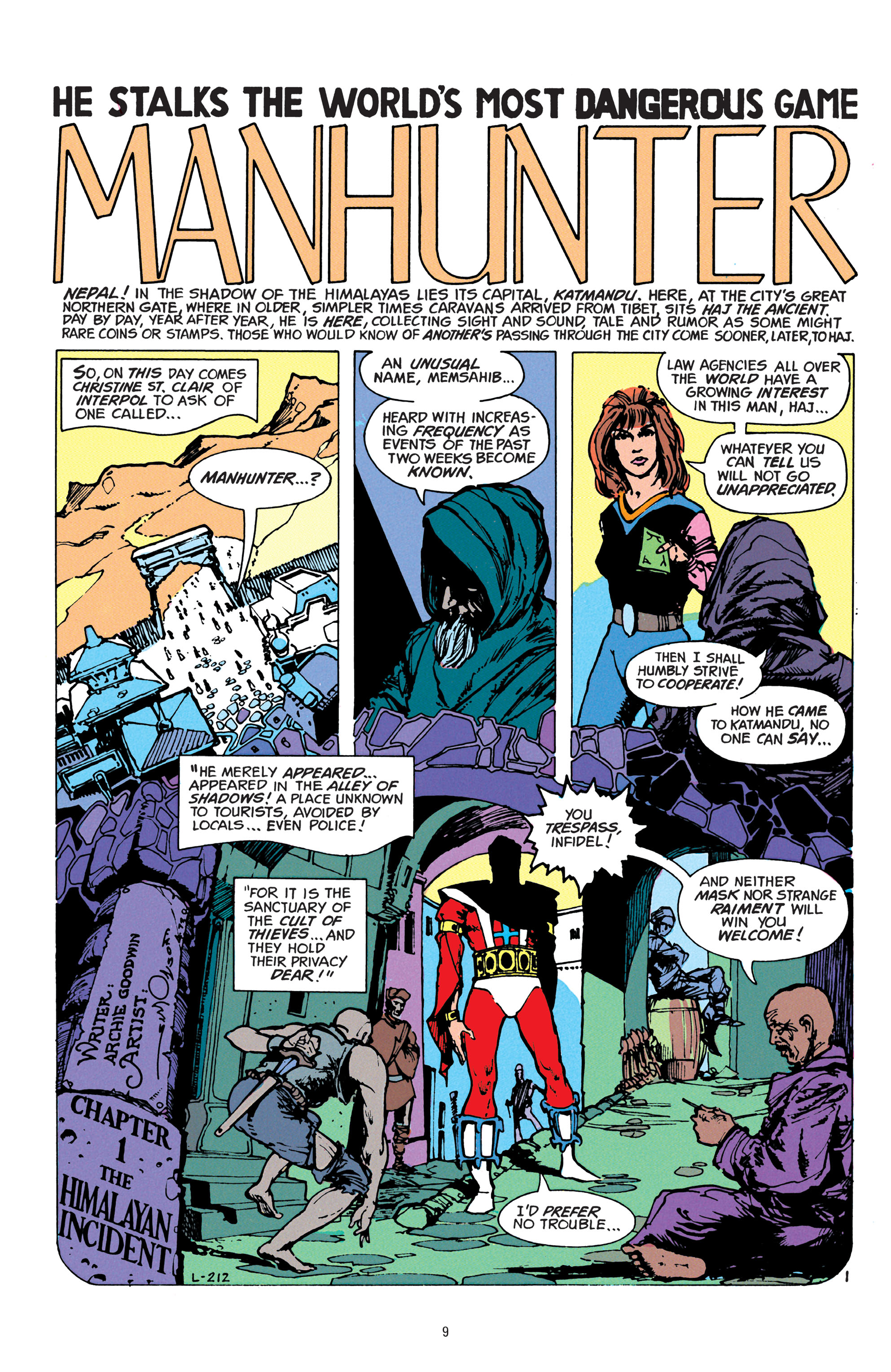 Read online Manhunter by Archie Goodwin and Walter Simonson Deluxe Edition comic -  Issue # TPB - 9
