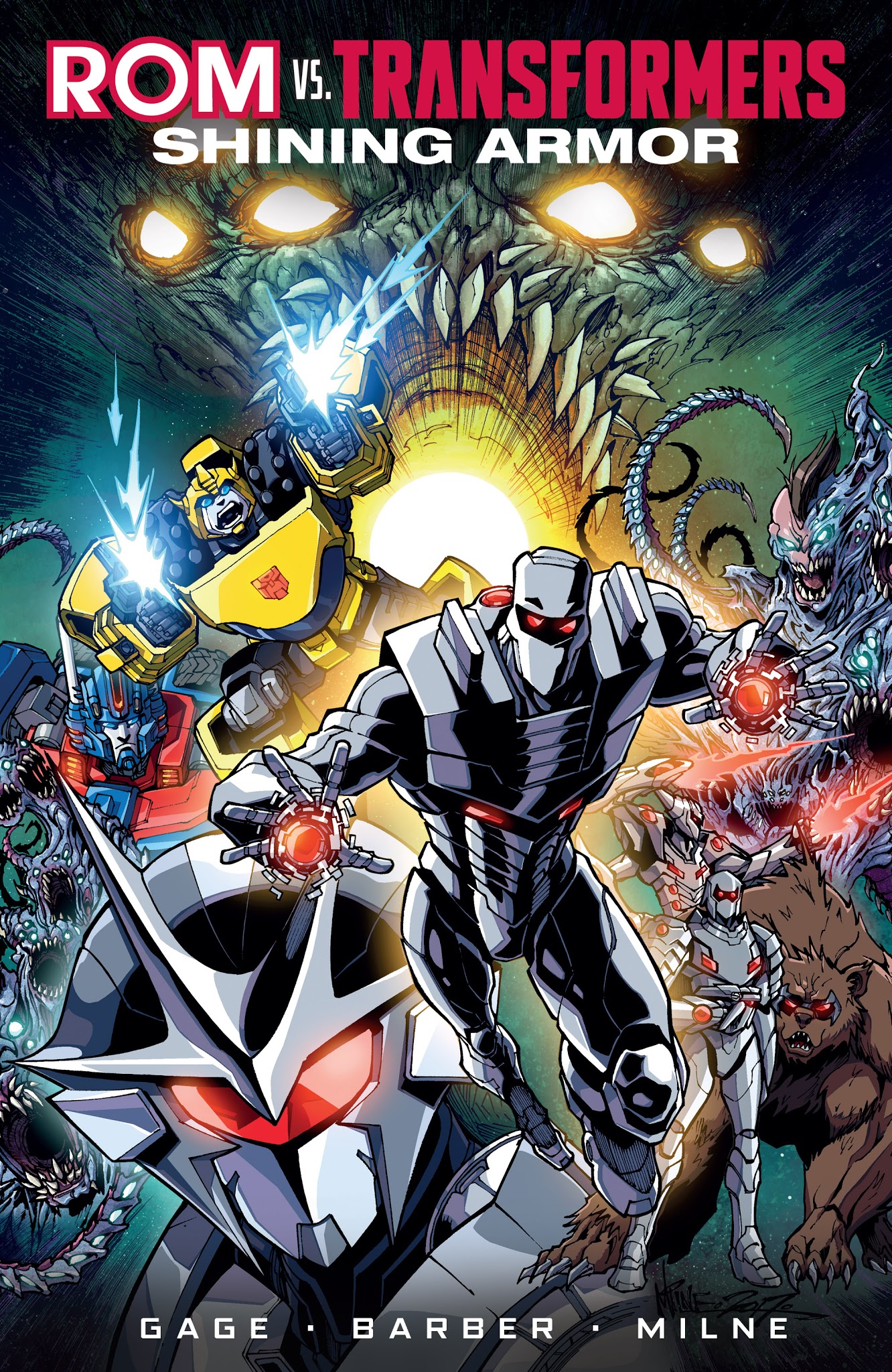 Read online ROM vs. Transformers: Shining Armor comic -  Issue # _TPB 1 - 1