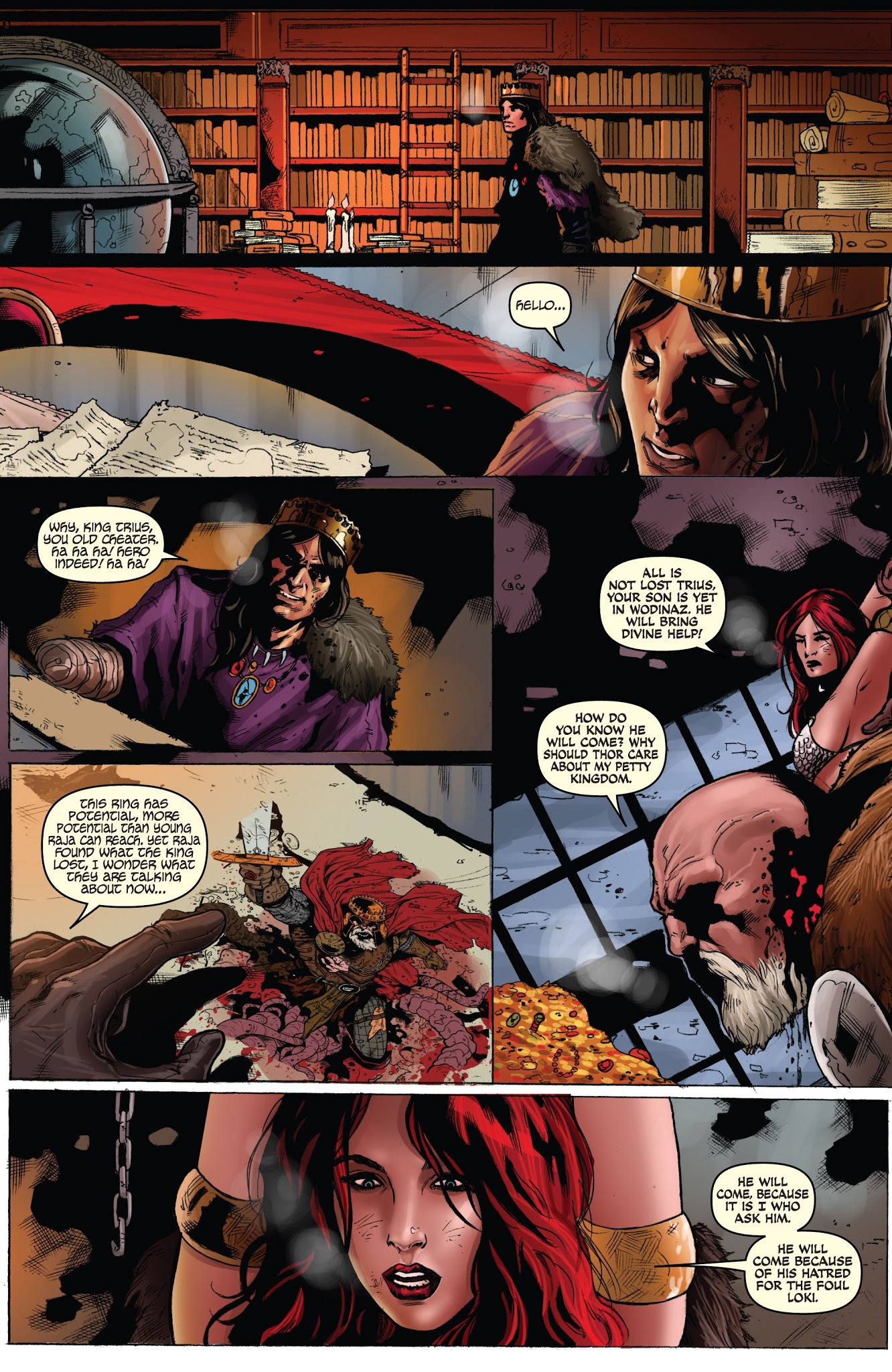 Read online Red Sonja: Revenge of the Gods comic -  Issue #3 - 7