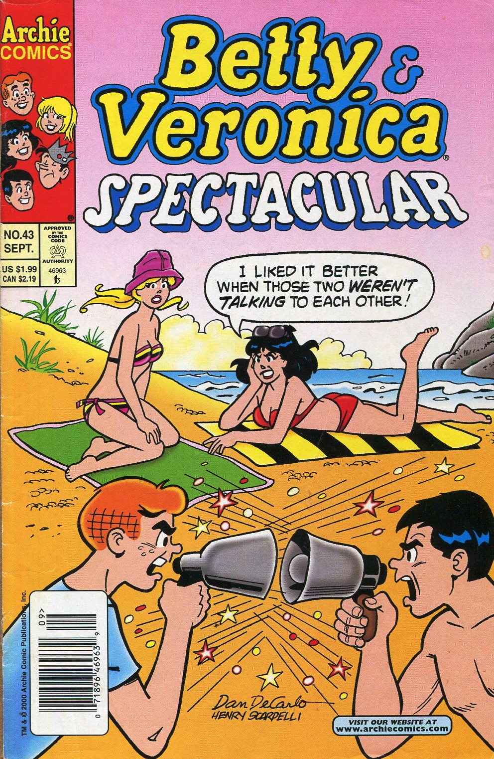 Read online Betty & Veronica Spectacular comic -  Issue #43 - 1