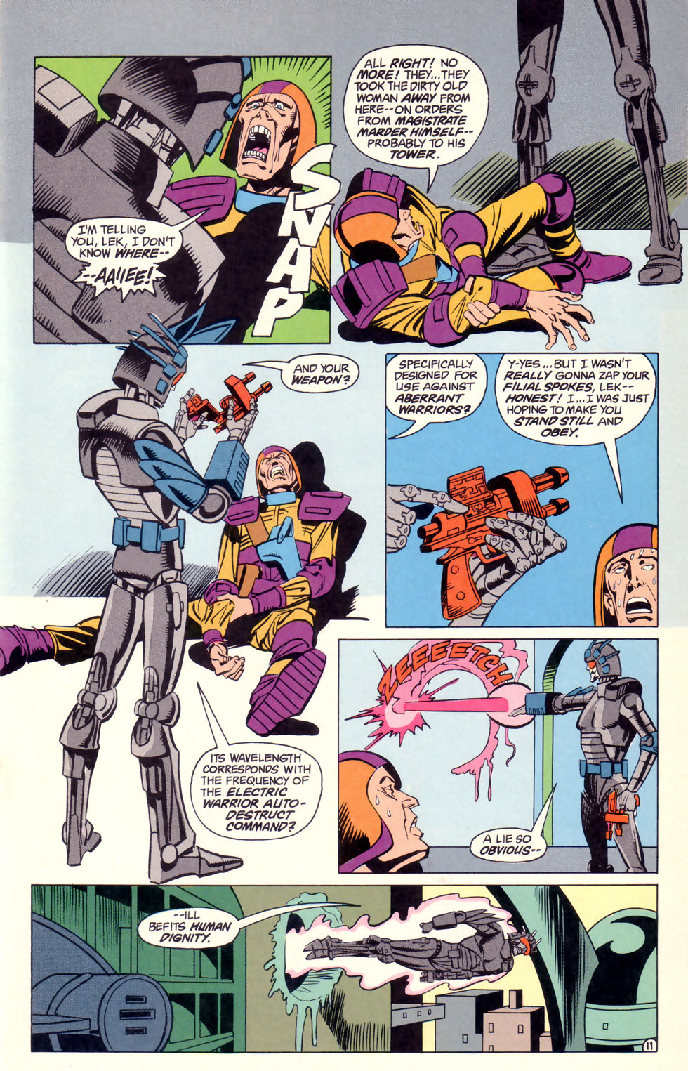 Read online Electric Warrior comic -  Issue #6 - 12