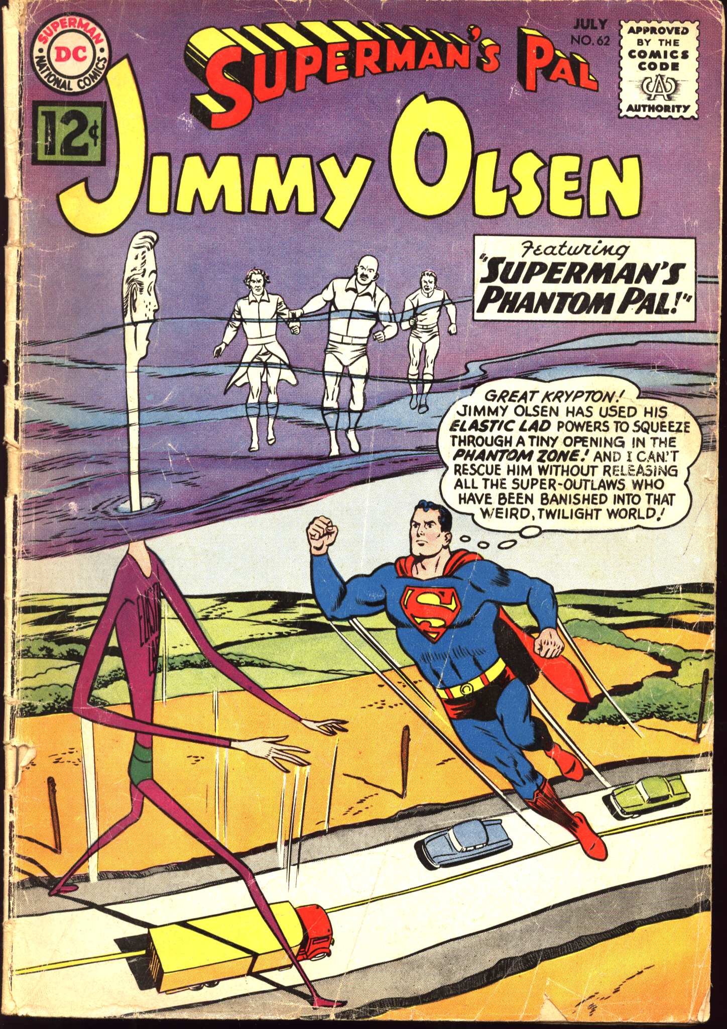Read online Superman's Pal Jimmy Olsen comic -  Issue #62 - 1