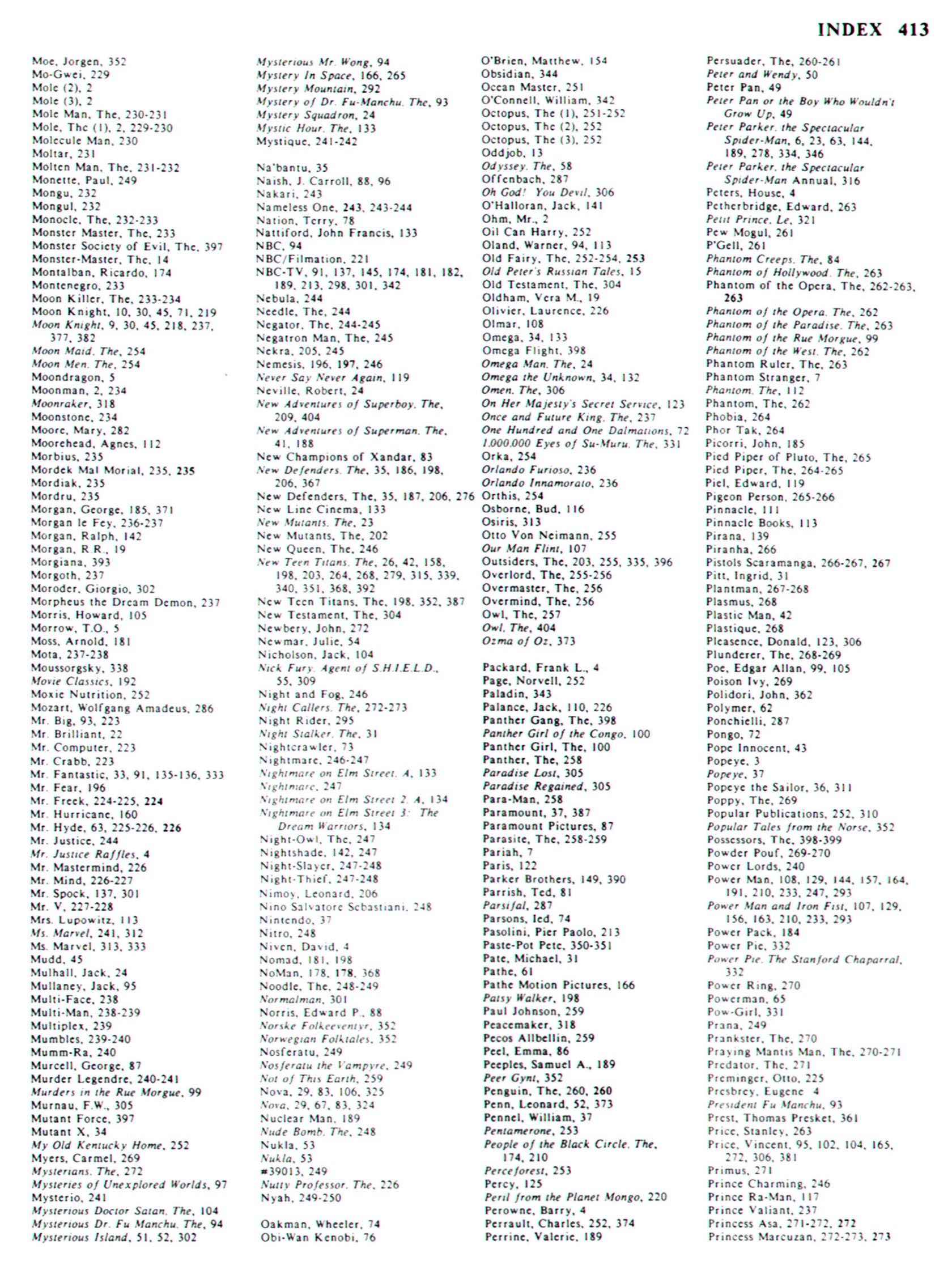 Read online The Encyclopedia of Super Villains comic -  Issue # TPB (Part 2) - 203