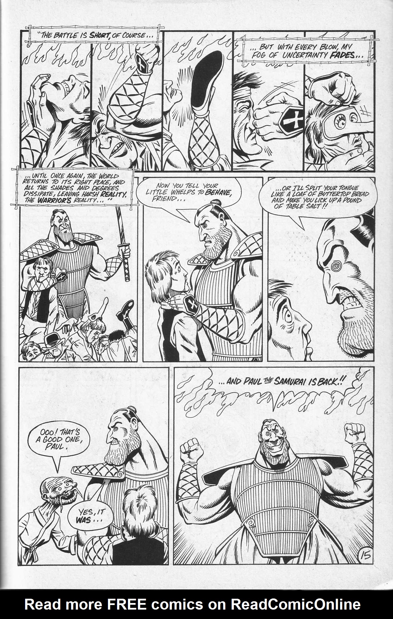 Read online Paul the Samurai (1991) comic -  Issue # TPB - 81