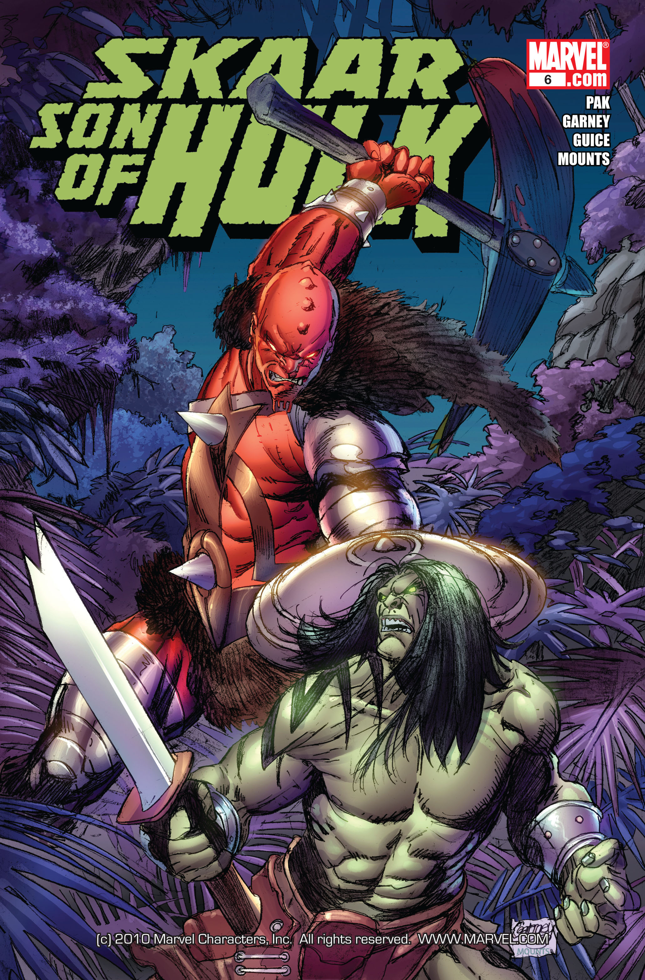 Read online Skaar: Son of Hulk comic -  Issue #6 - 1