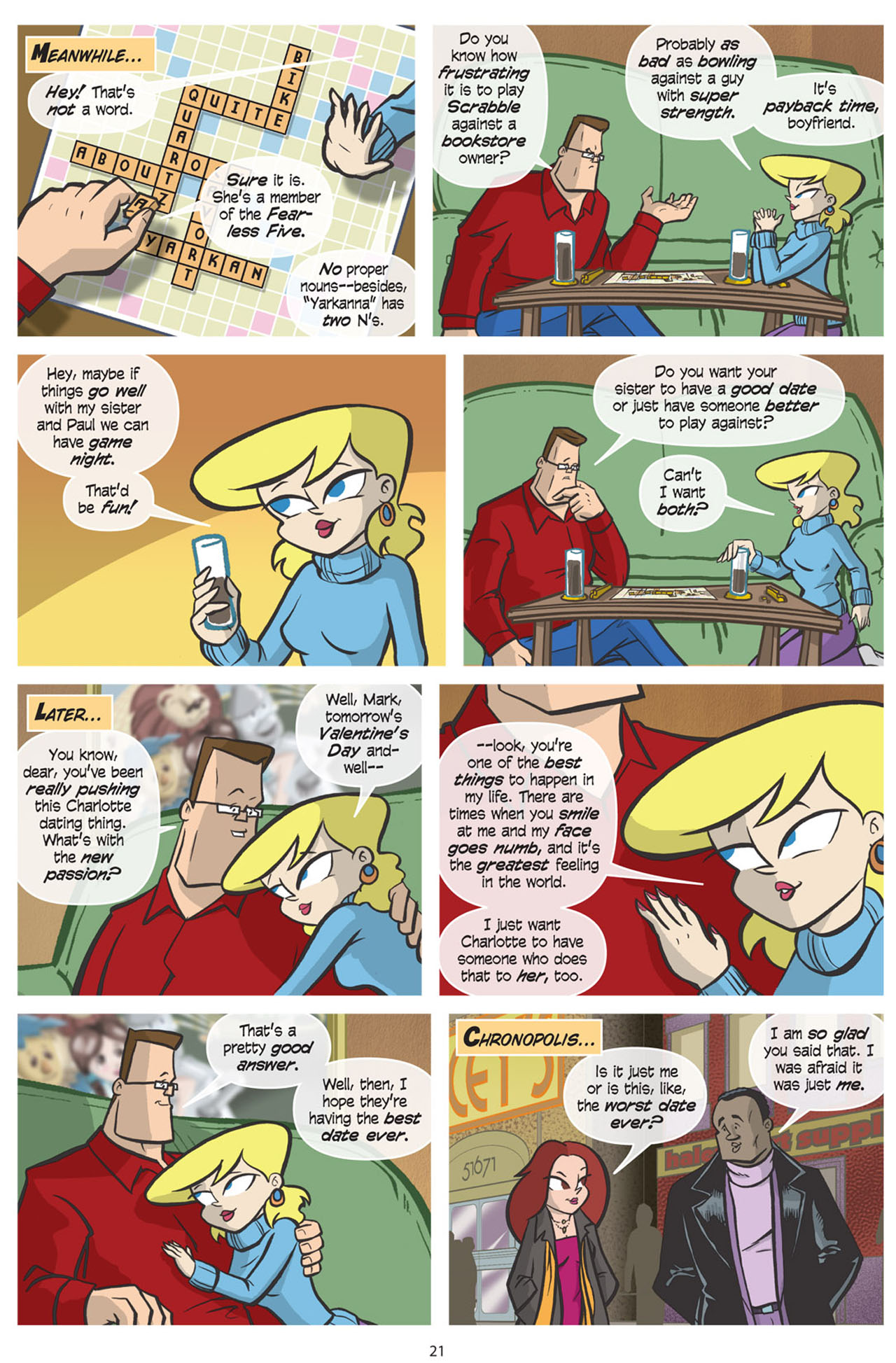 Read online Love and Capes comic -  Issue #3 - 22