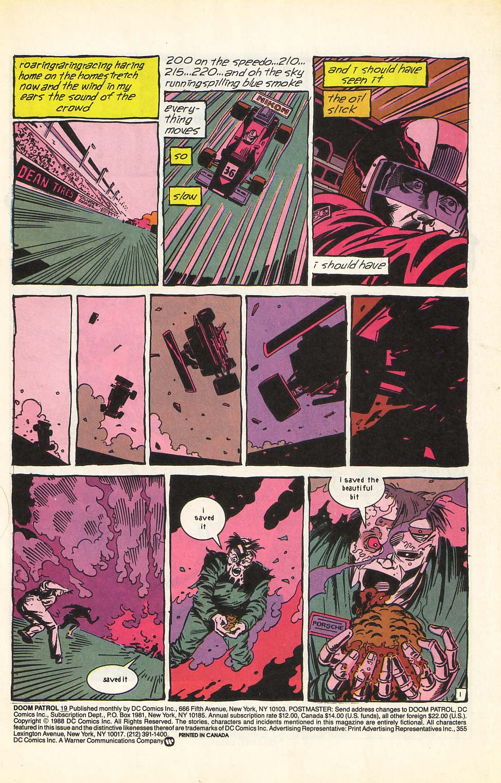 Read online Doom Patrol (1987) comic -  Issue #19 - 2