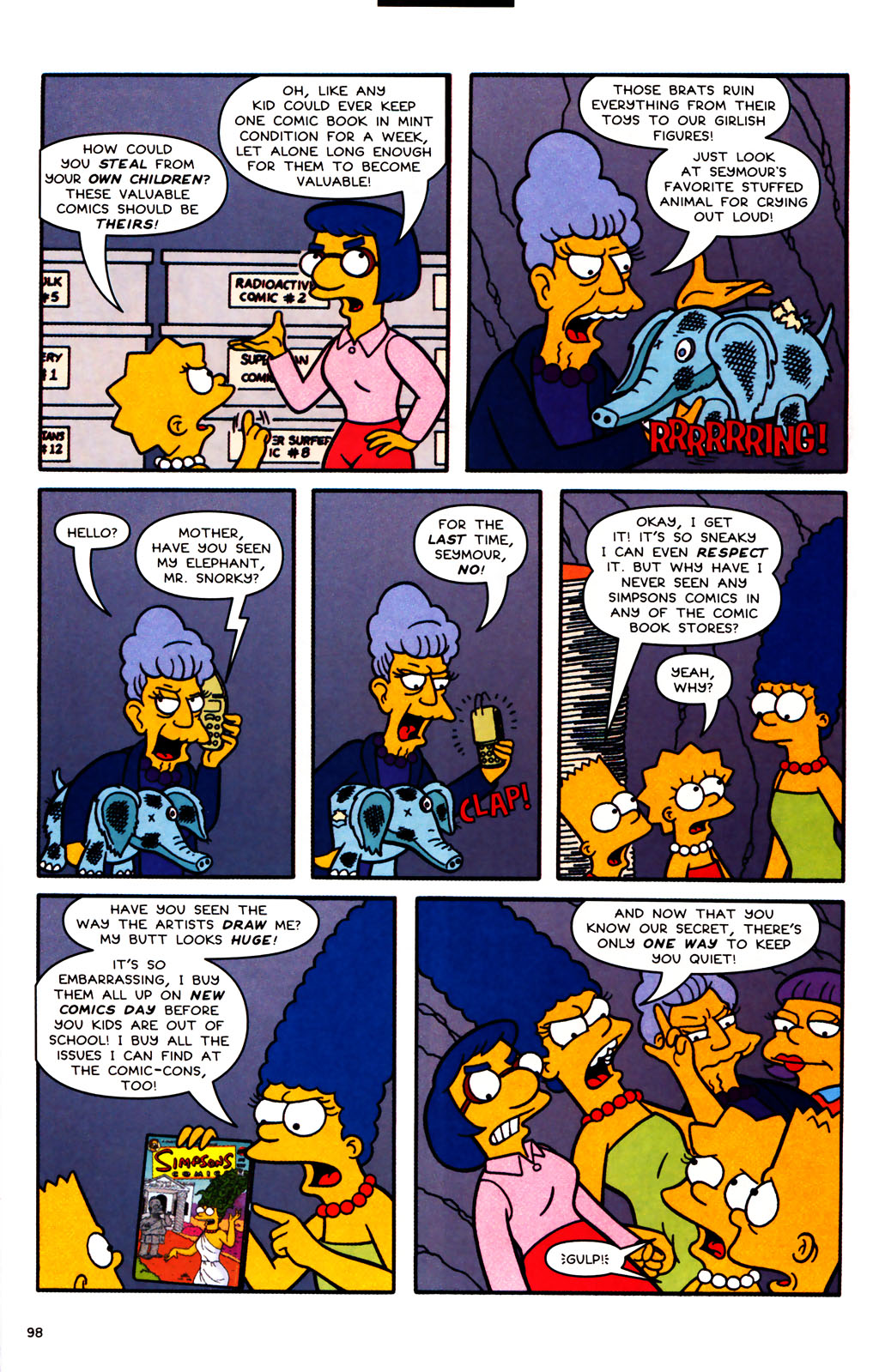 Read online Simpsons Comics comic -  Issue #100 - 98