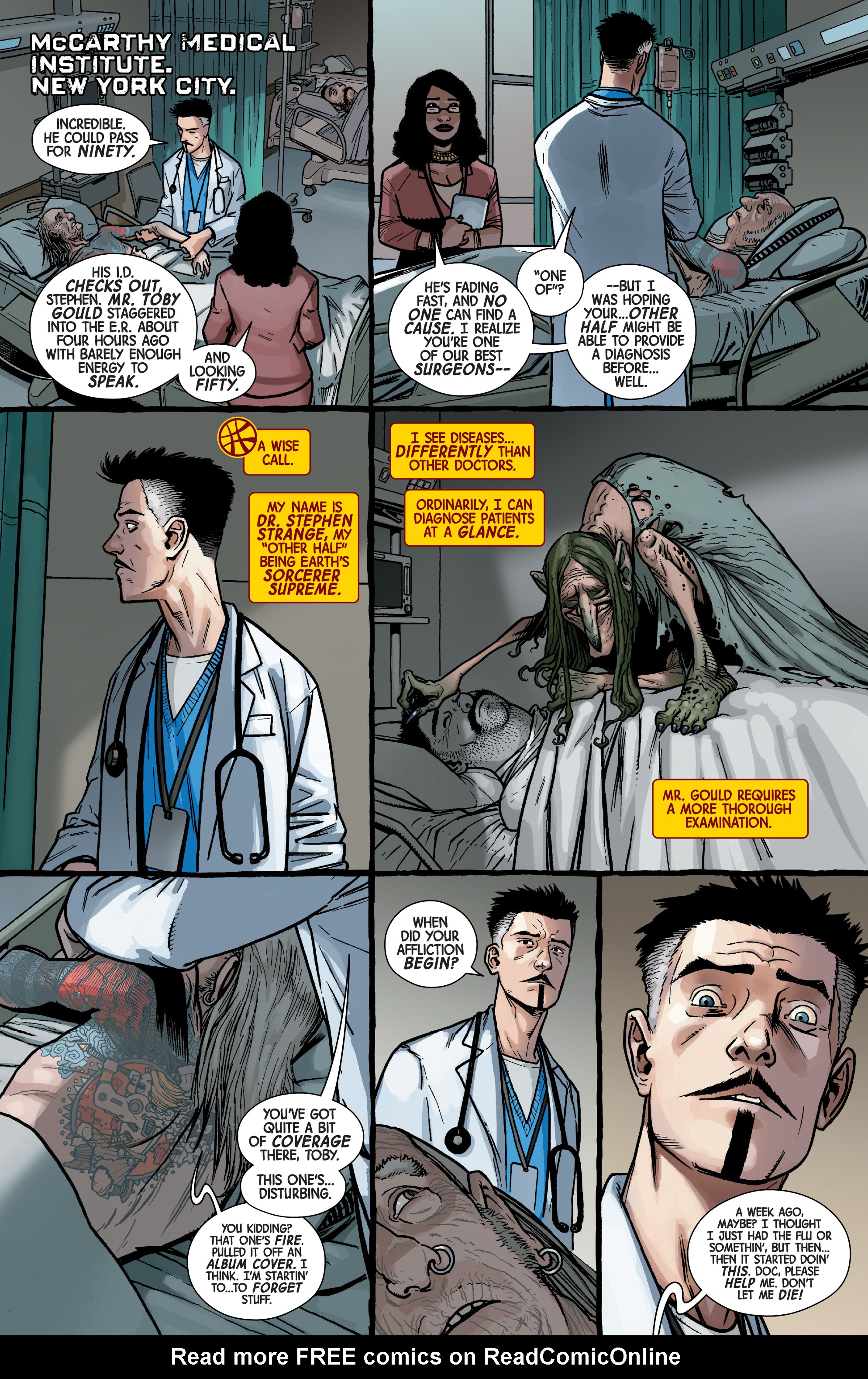 Read online Dr. Strange comic -  Issue #3 - 4