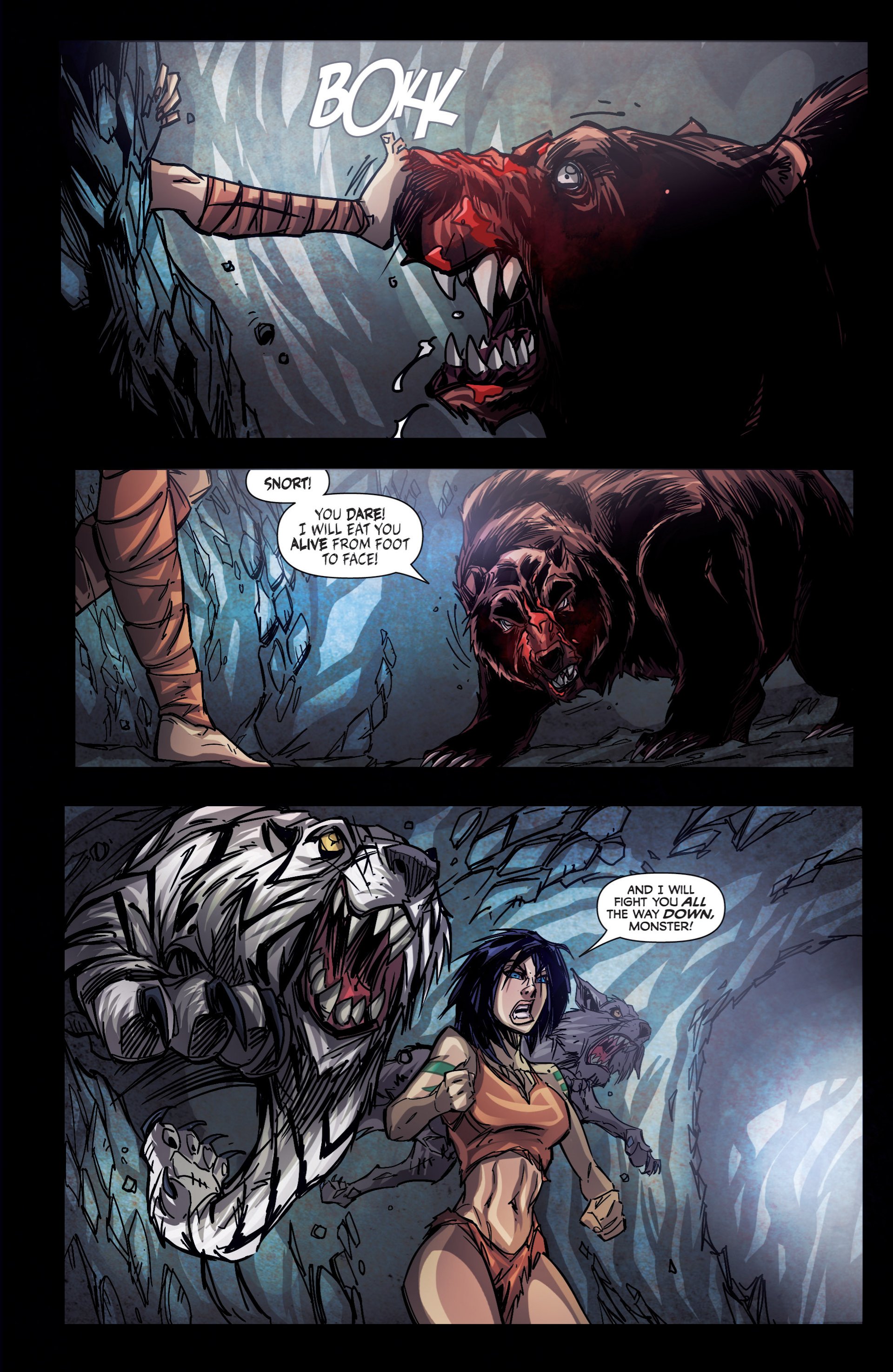 Read online Grimm Fairy Tales presents The Jungle Book: Last of the Species comic -  Issue #4 - 21