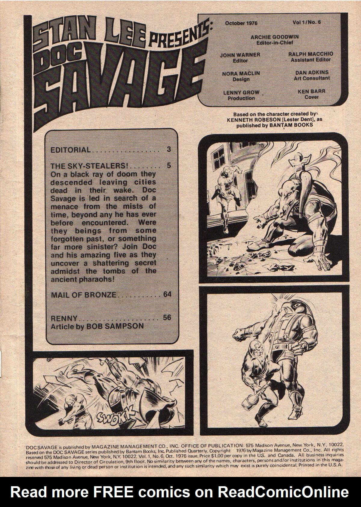 Read online Doc Savage (1975) comic -  Issue #6 - 3