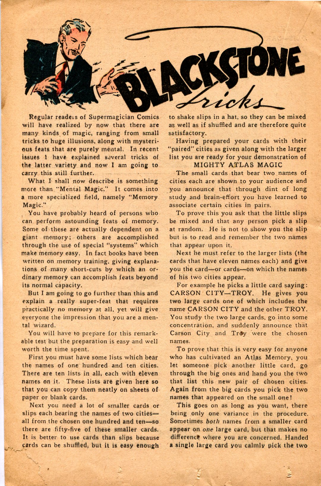 Read online Super-Magician Comics comic -  Issue #34 - 30