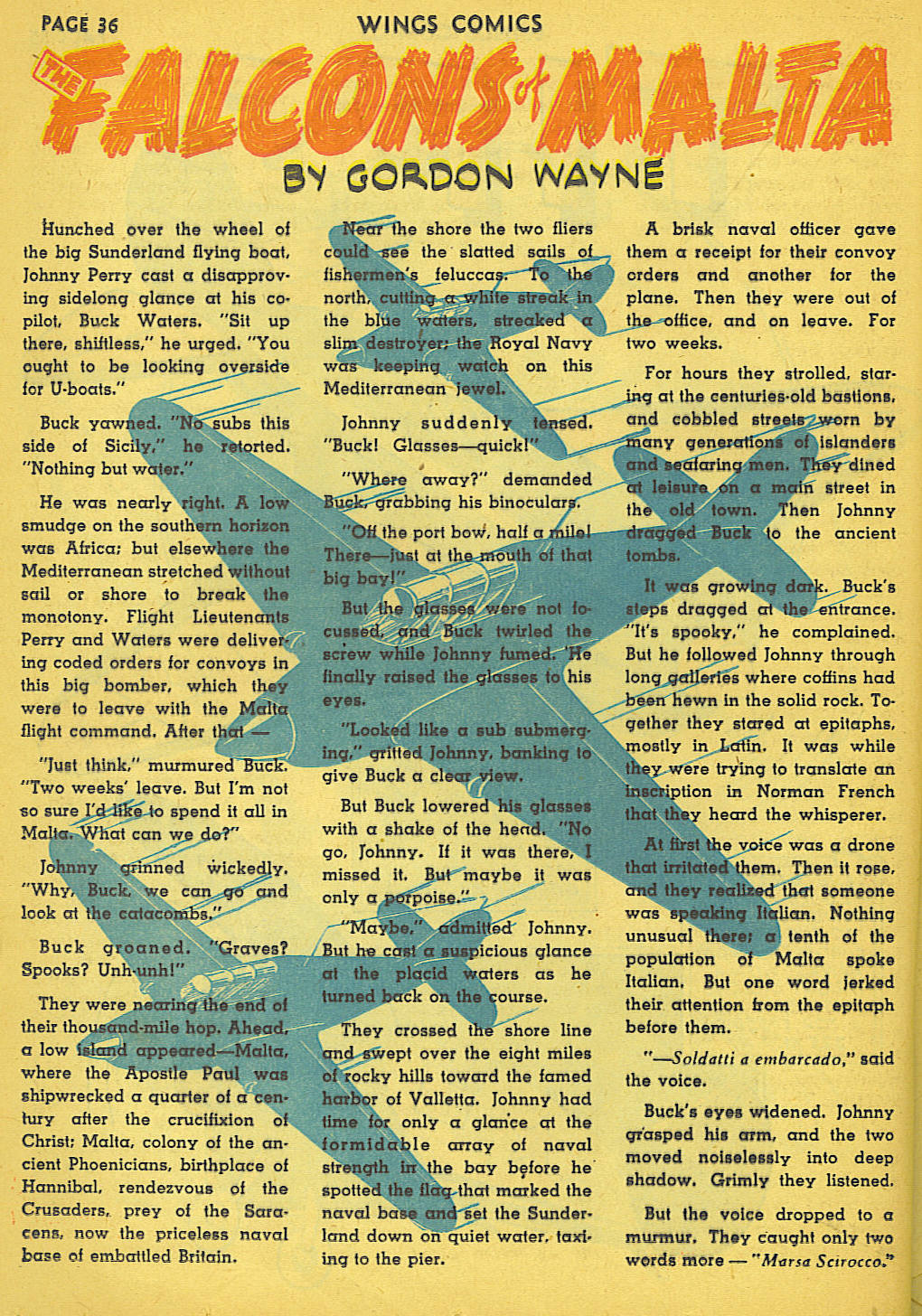 Read online Wings Comics comic -  Issue #18 - 37