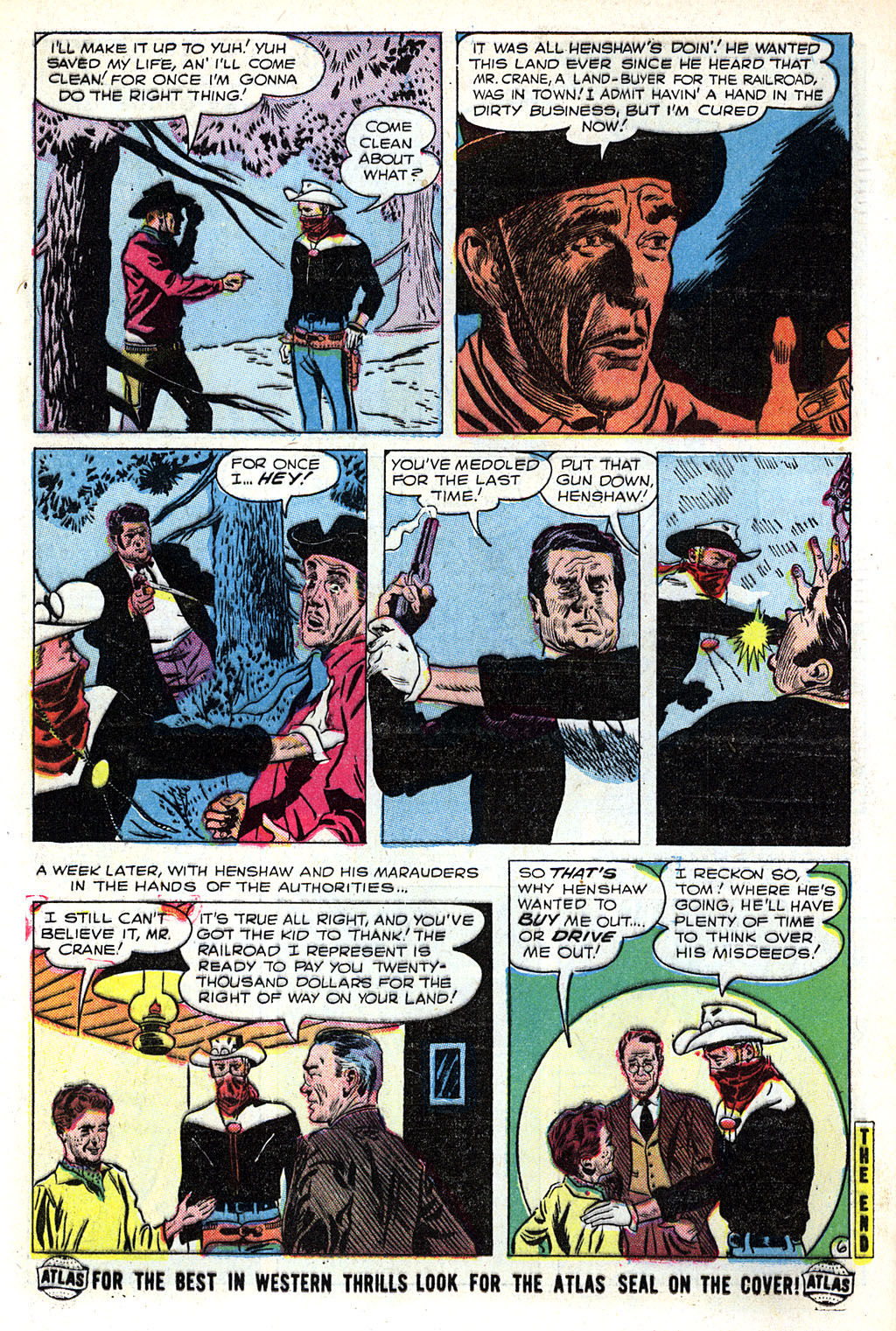 Read online The Outlaw Kid (1954) comic -  Issue #8 - 16