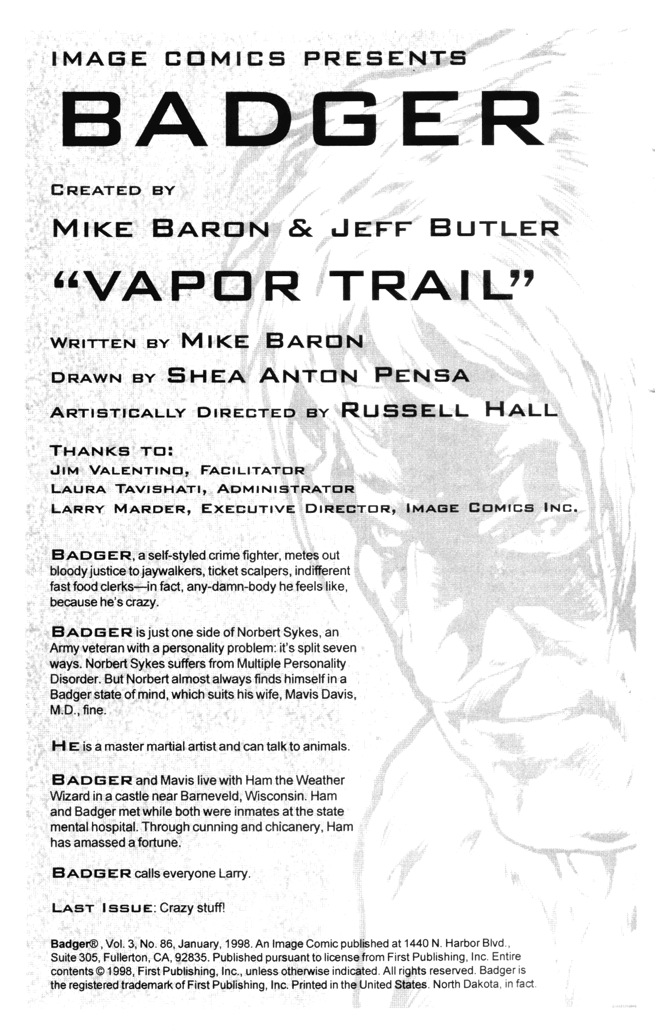 Read online The Badger (1997) comic -  Issue #9 - 2